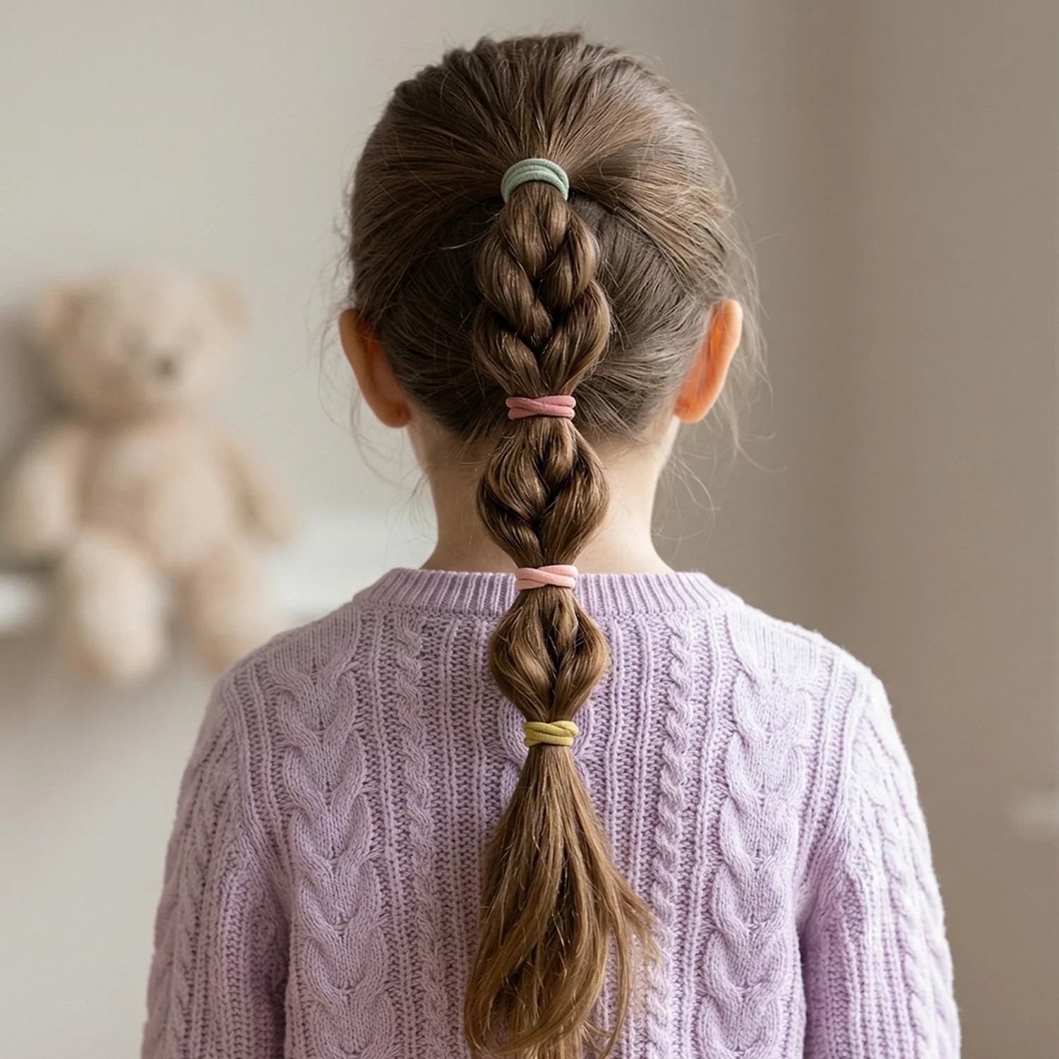 Elastic Hair Bands – Soft & Strong Grip for All Hair Types (40 Pc) - Image 7