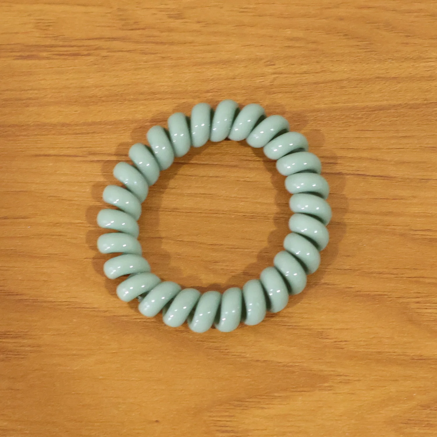 Soft Stretchable Telephone Wire Hair Bands – No Crease & Waterproof - Image 9