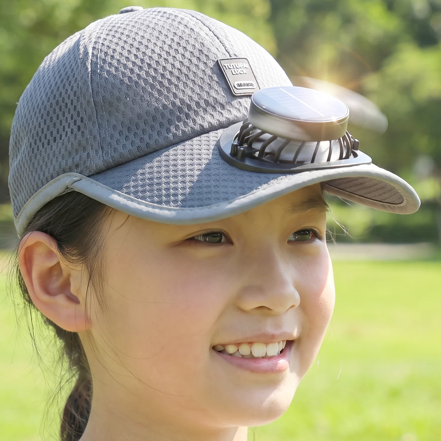 Solar Powered Cooling Fan Cap Rechargeable Baseball Sun Hat for Outdoor (1 Pc) - Image 3