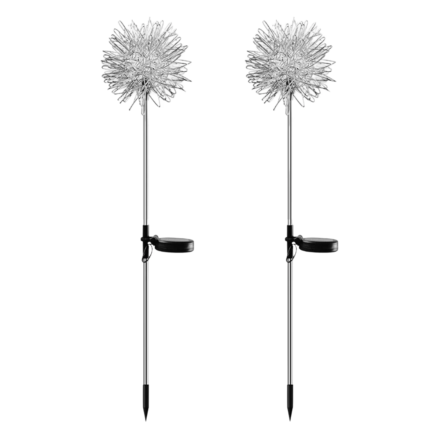 Solar Powered Dandelion Garden Lights – 2 Pc Multicolor LEDs - Image 5
