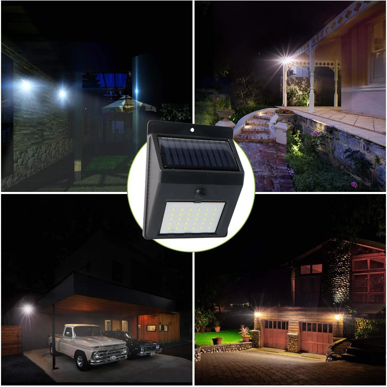 Solar Powered LED Wall Light – Motion Sensor Outdoor Security Lamp - Image 6