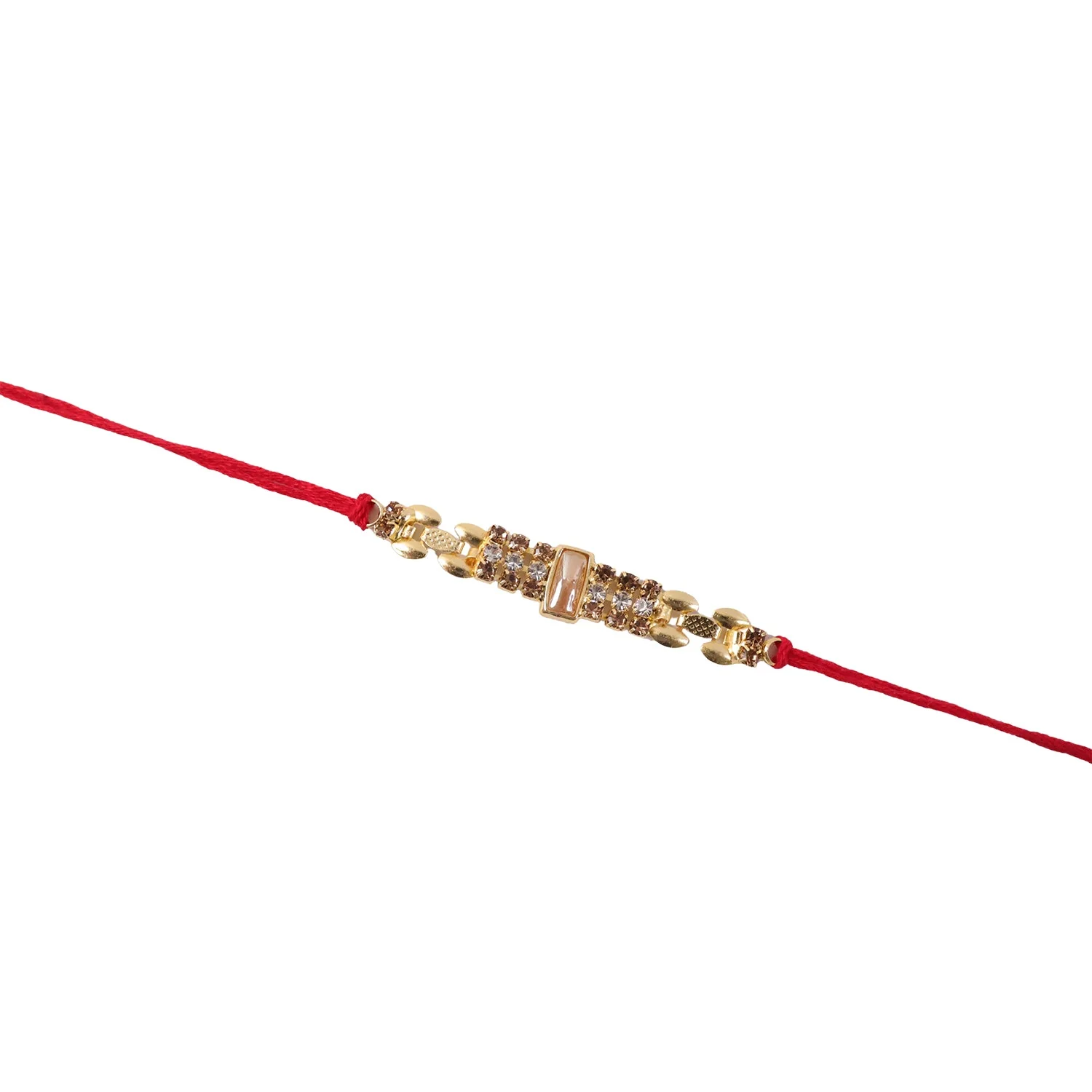 AD Stone Rakhi – Elegant Sparkling Designer Rakhi for Brothers - Image 5
