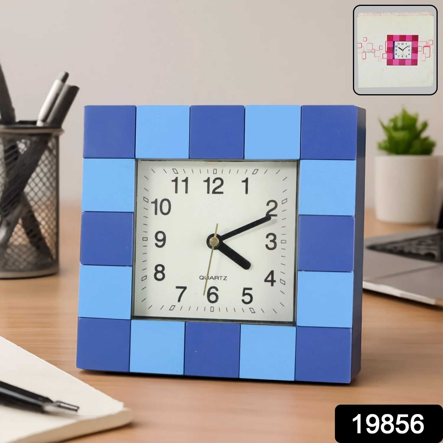 Table Clock – Modern Square Quartz for Desk, Office & Home Decor - Image 2