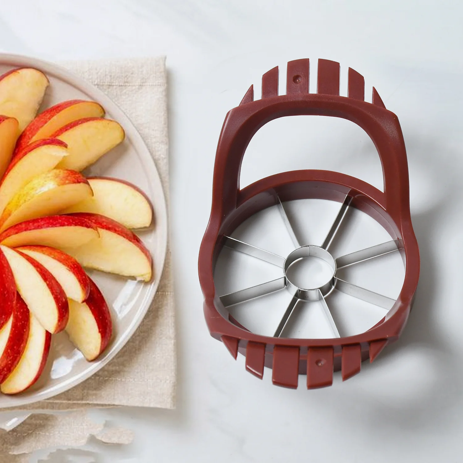 Apple Slicer – Stainless Steel Fruit Divider & Core Remover | Indo Glow - Image 6