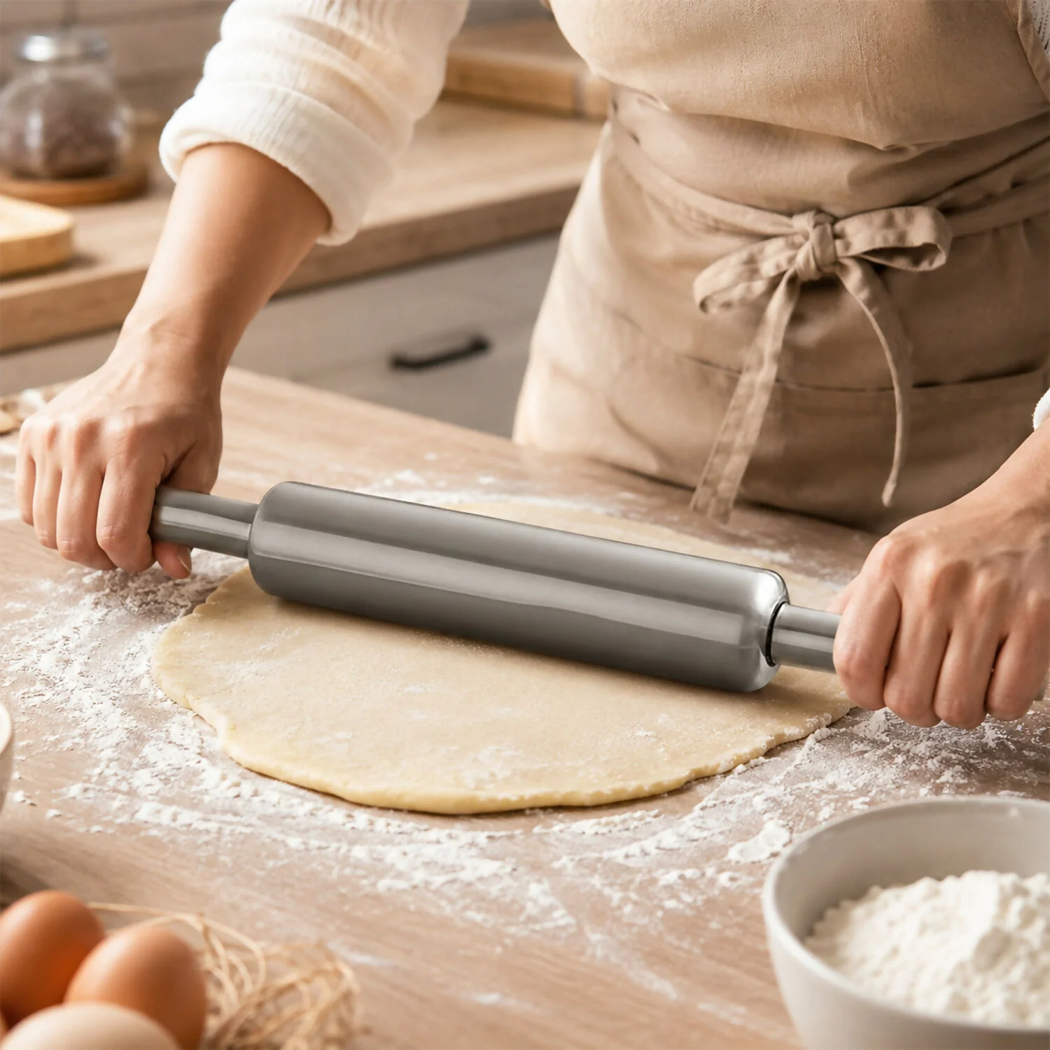 Stainless Steel Chopping Board – Durable & Multipurpose Kitchen Tool - Image 2