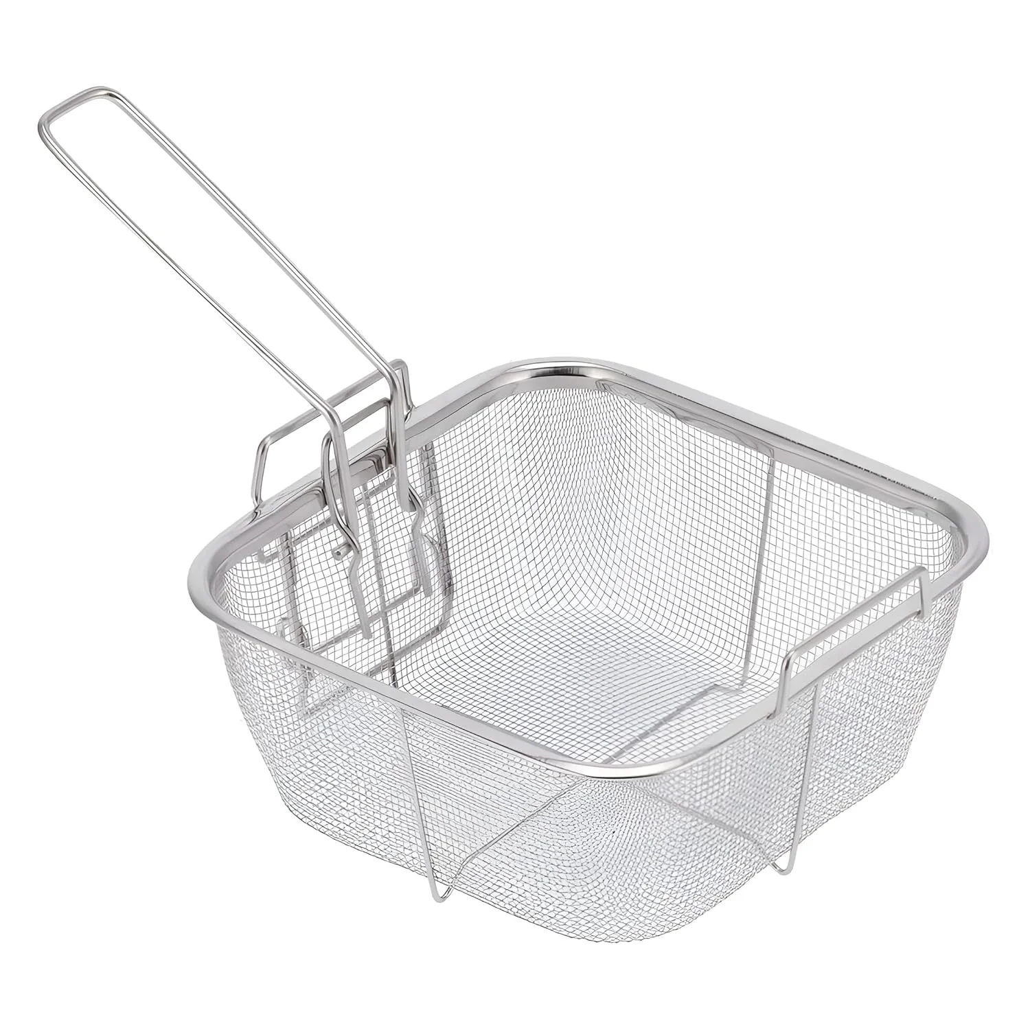 Deep Fryer Basket – Stainless Steel with Long Handle for Safe Frying - Image 8