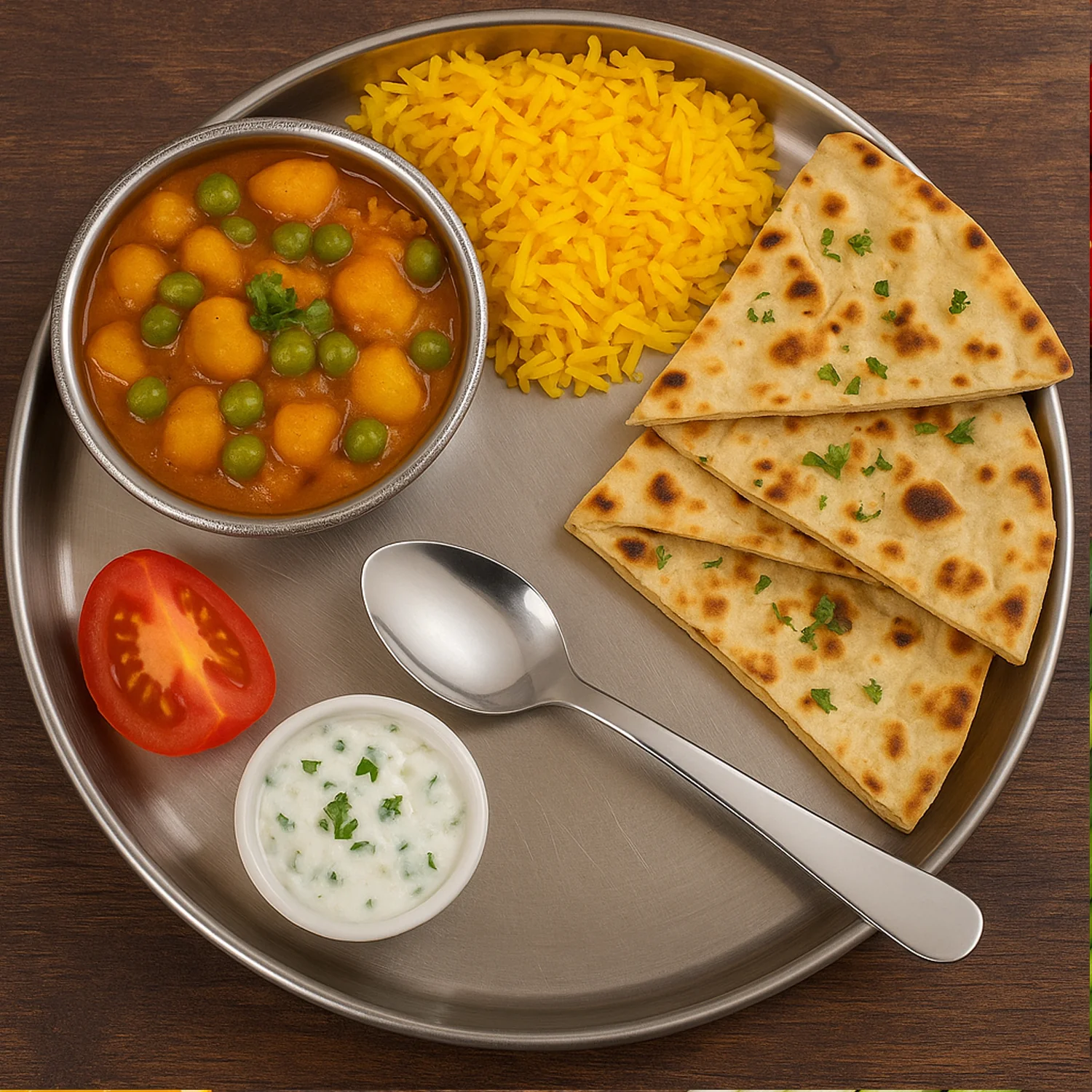Stainless Steel Dining Spoon – Ergonomic, Mirror Finish - Image 3