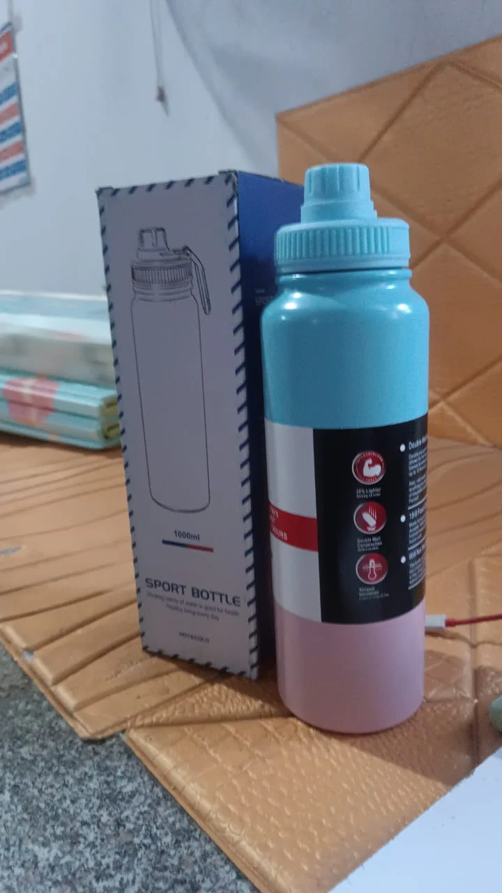 Vacuum Insulated Stainless Steel Water Bottle – 1000 ML Durable & Leak-Proof - Image 8