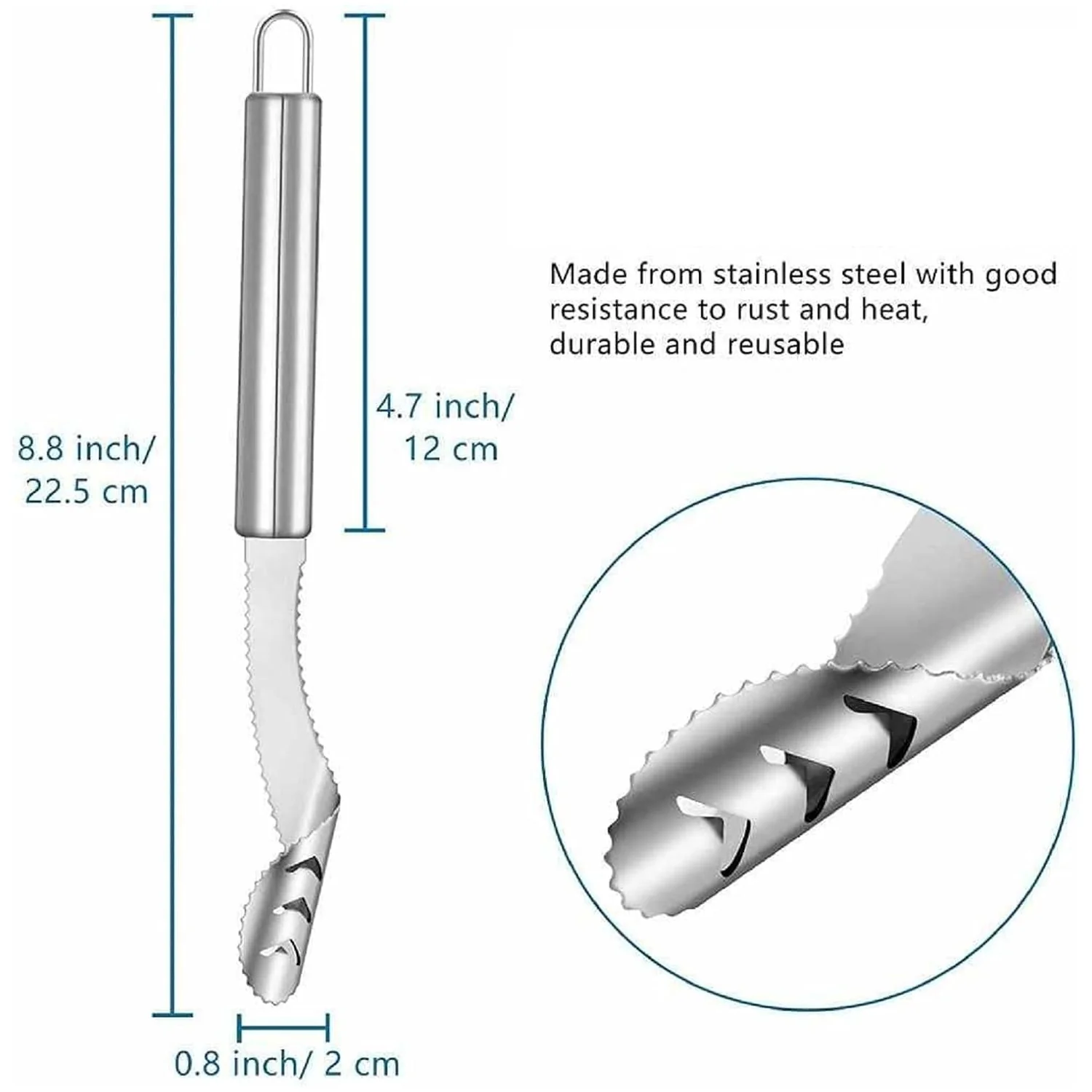 Fruit & Vegetable Corer and Slicer – Precision Kitchen Tool - Image 3