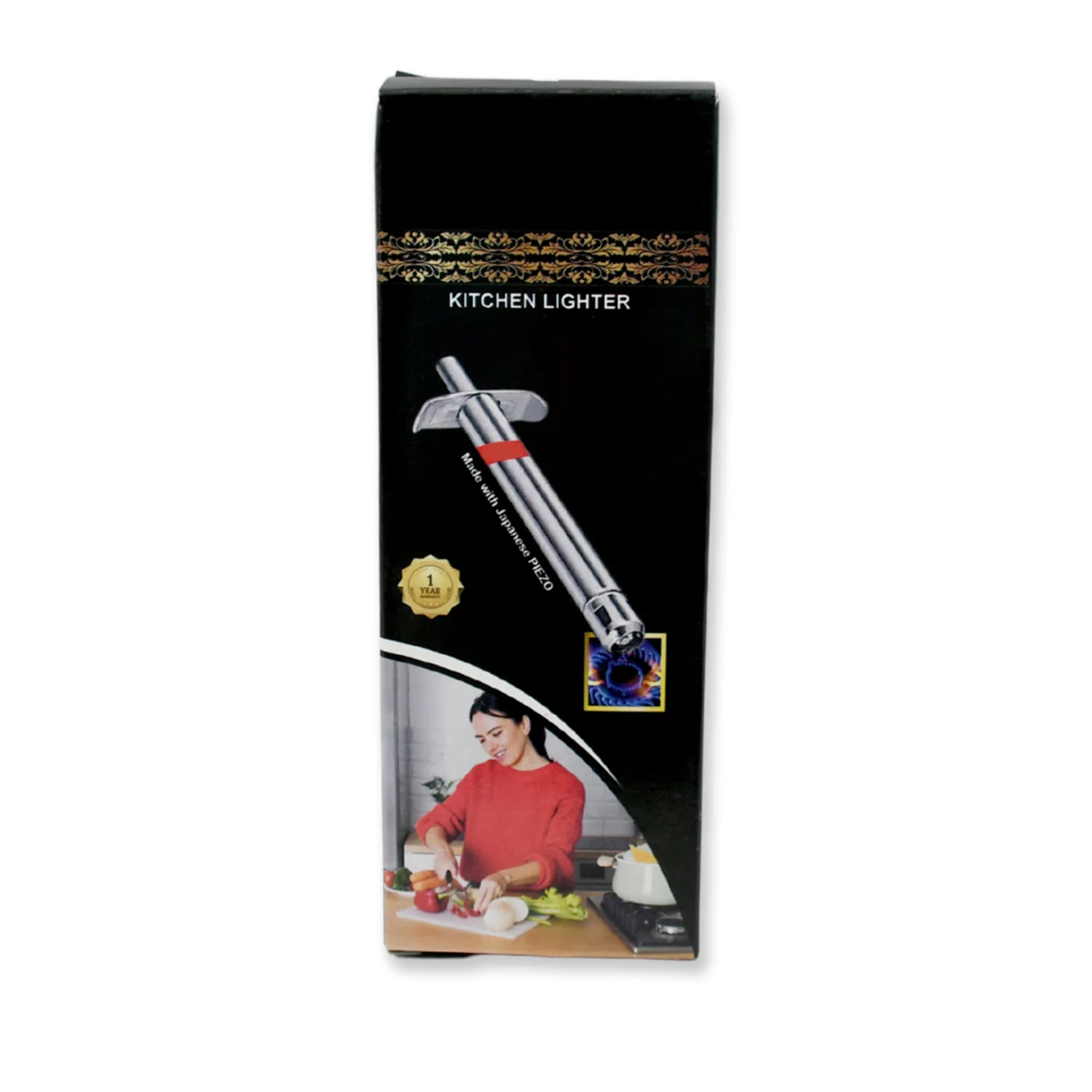 Stainless Steel Gas Lighter – Unbreakable & Rustproof | CookAura - Image 6