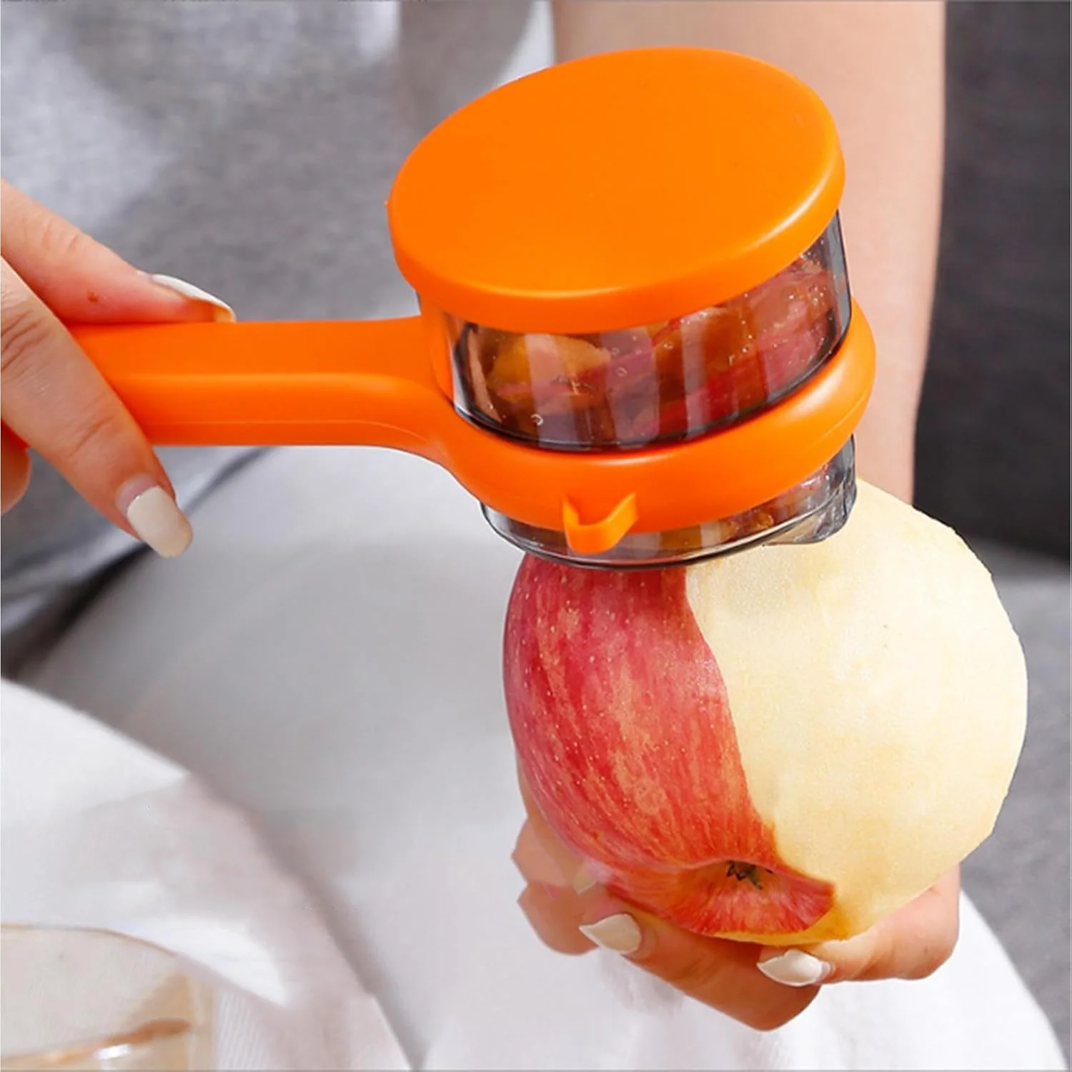 Stainless Steel Peeler with Container – Ergonomic Kitchen Tool - Image 6