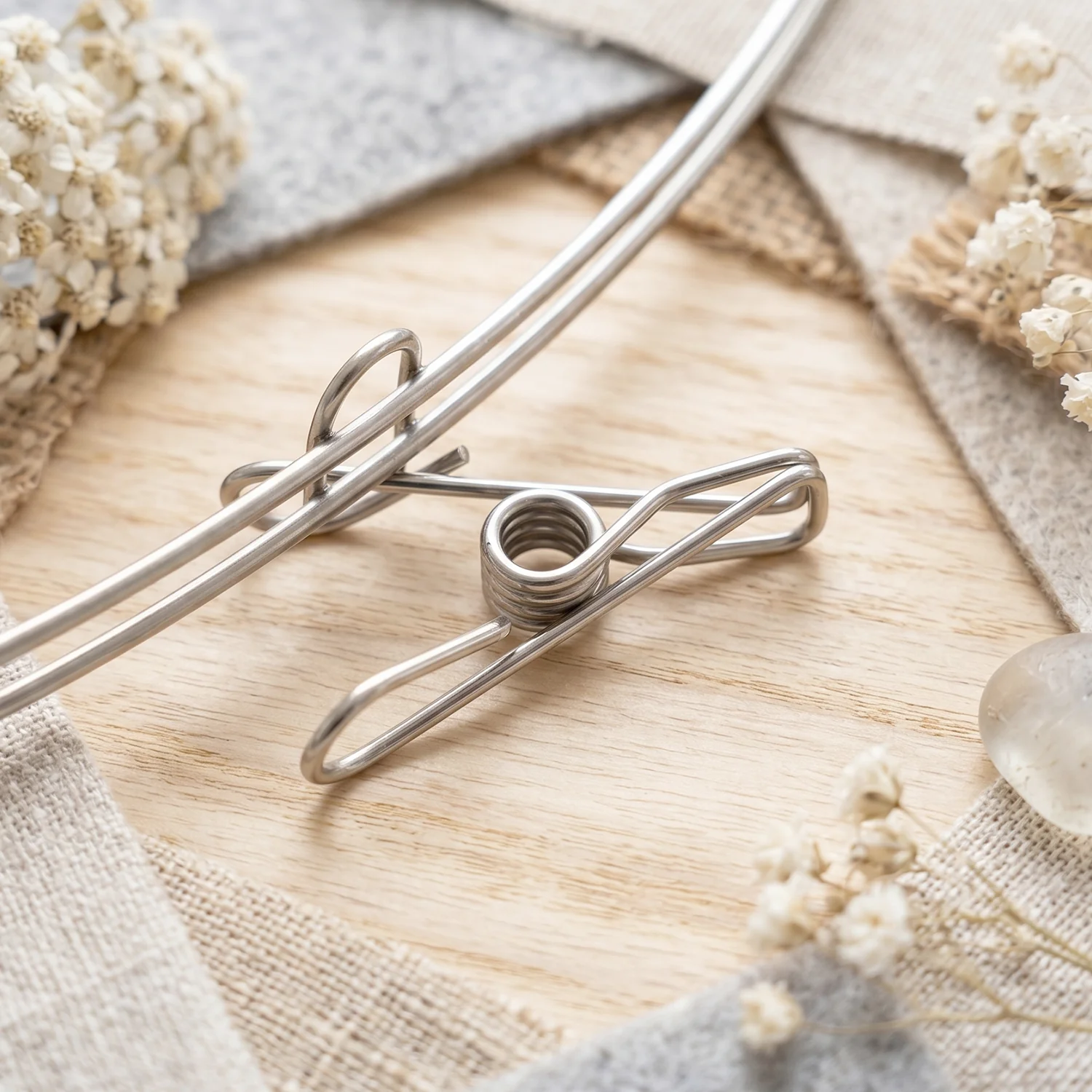 Stainless Steel Round Multi Clip Drying Hanger for Socks and Underwear (1 Pc) - Image 8