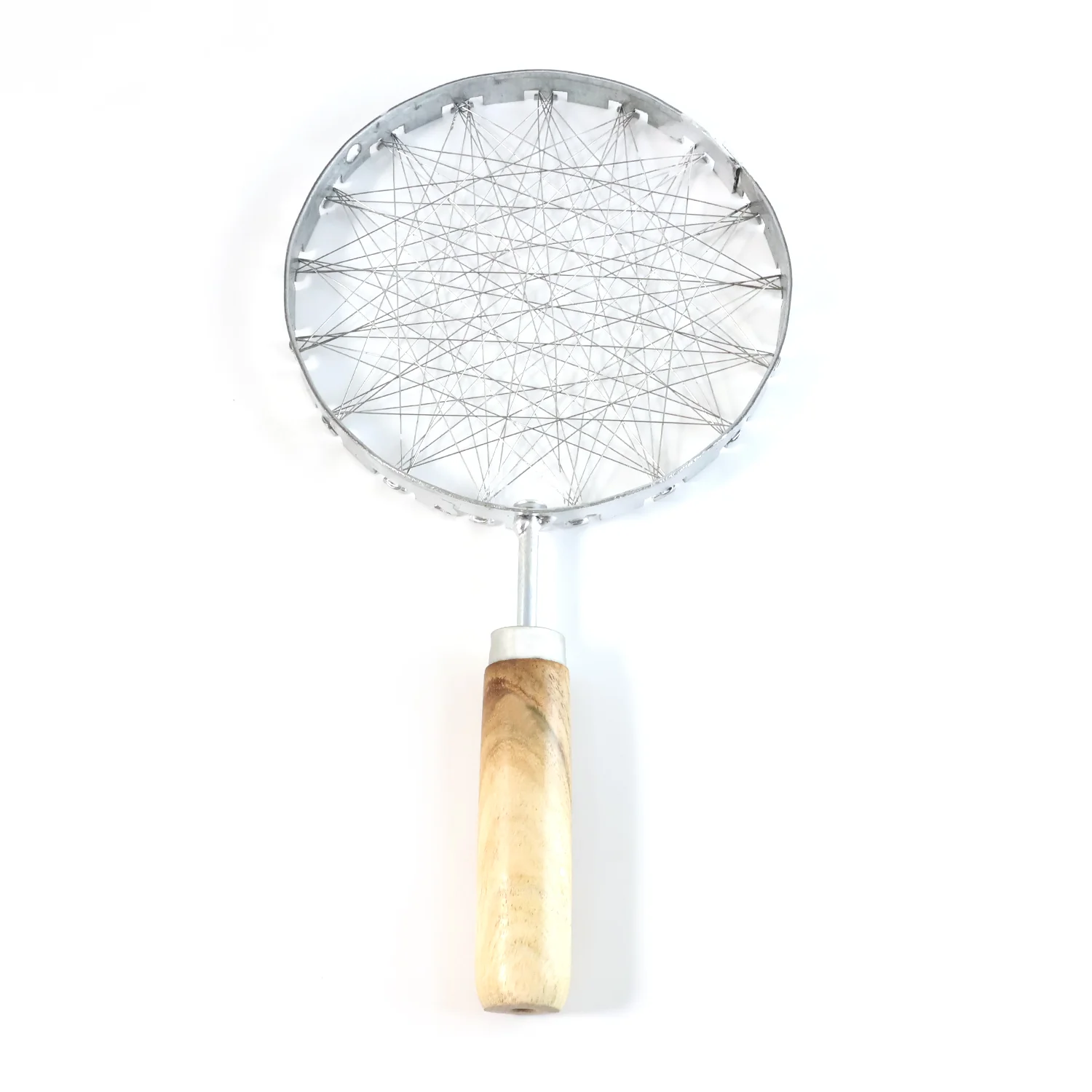 Stainless Steel Wire Skimmer – Heat-Resistant Wooden Handle - Image 5