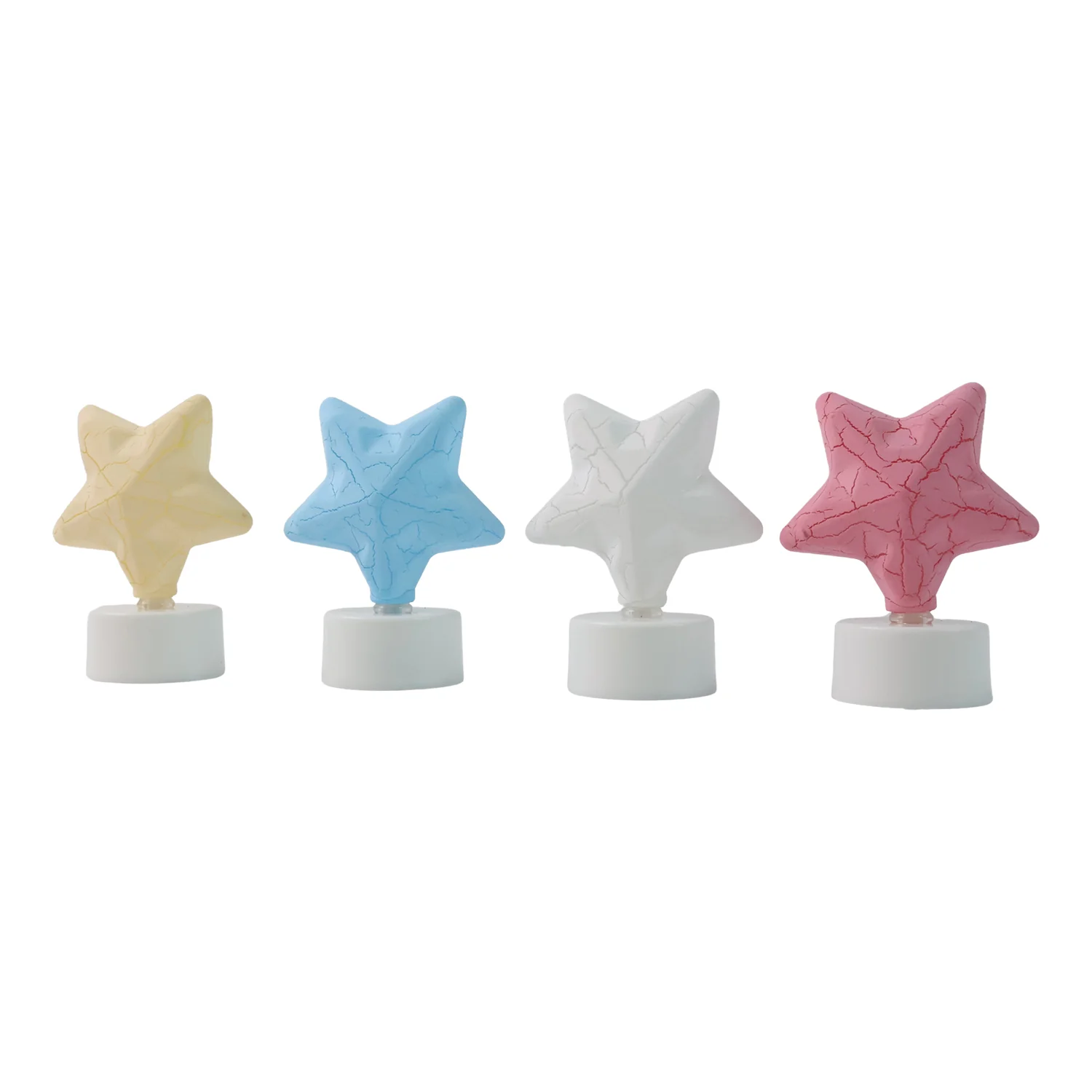 Star LED Tealight Candles (Set of 4) – Flameless Festive Decor - Image 5