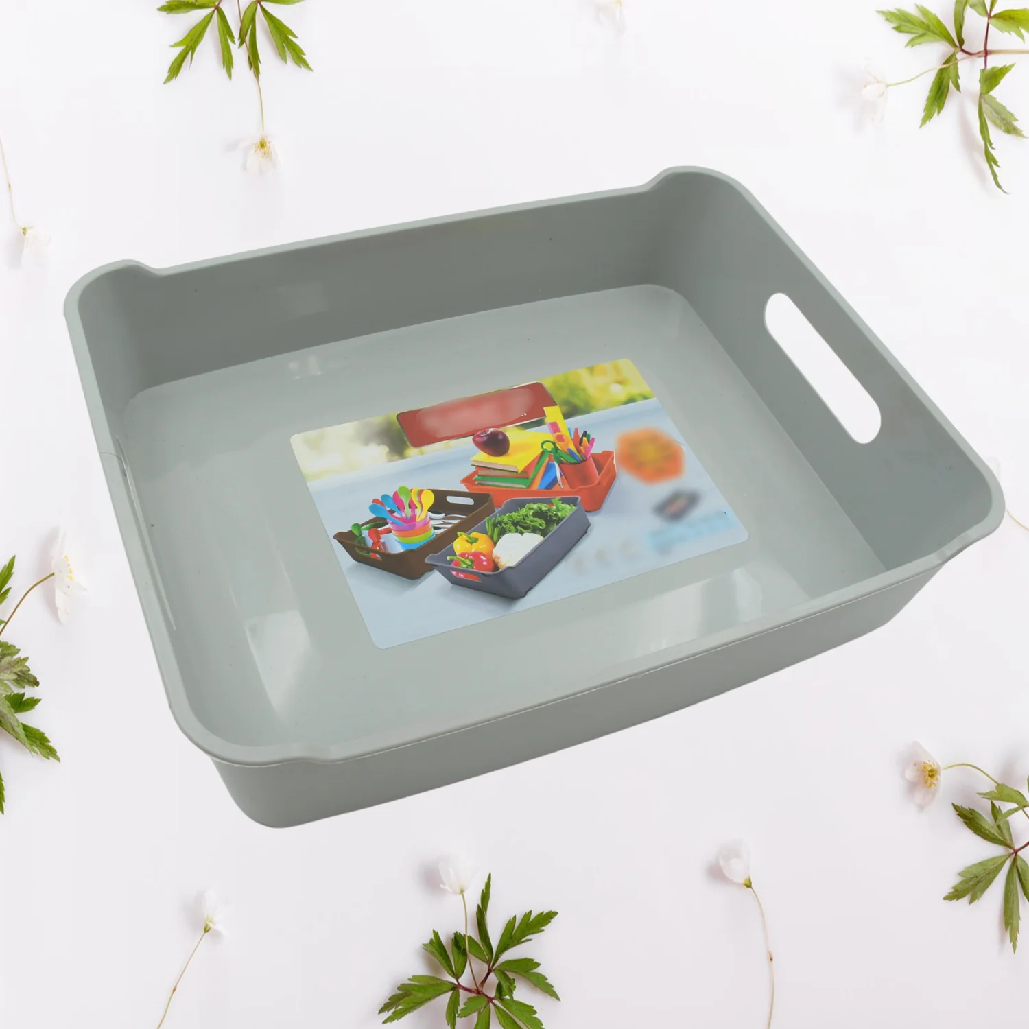 Plastic Storage Tray Set of 3 – Multi-Purpose Organizer | Organivo - Image 5