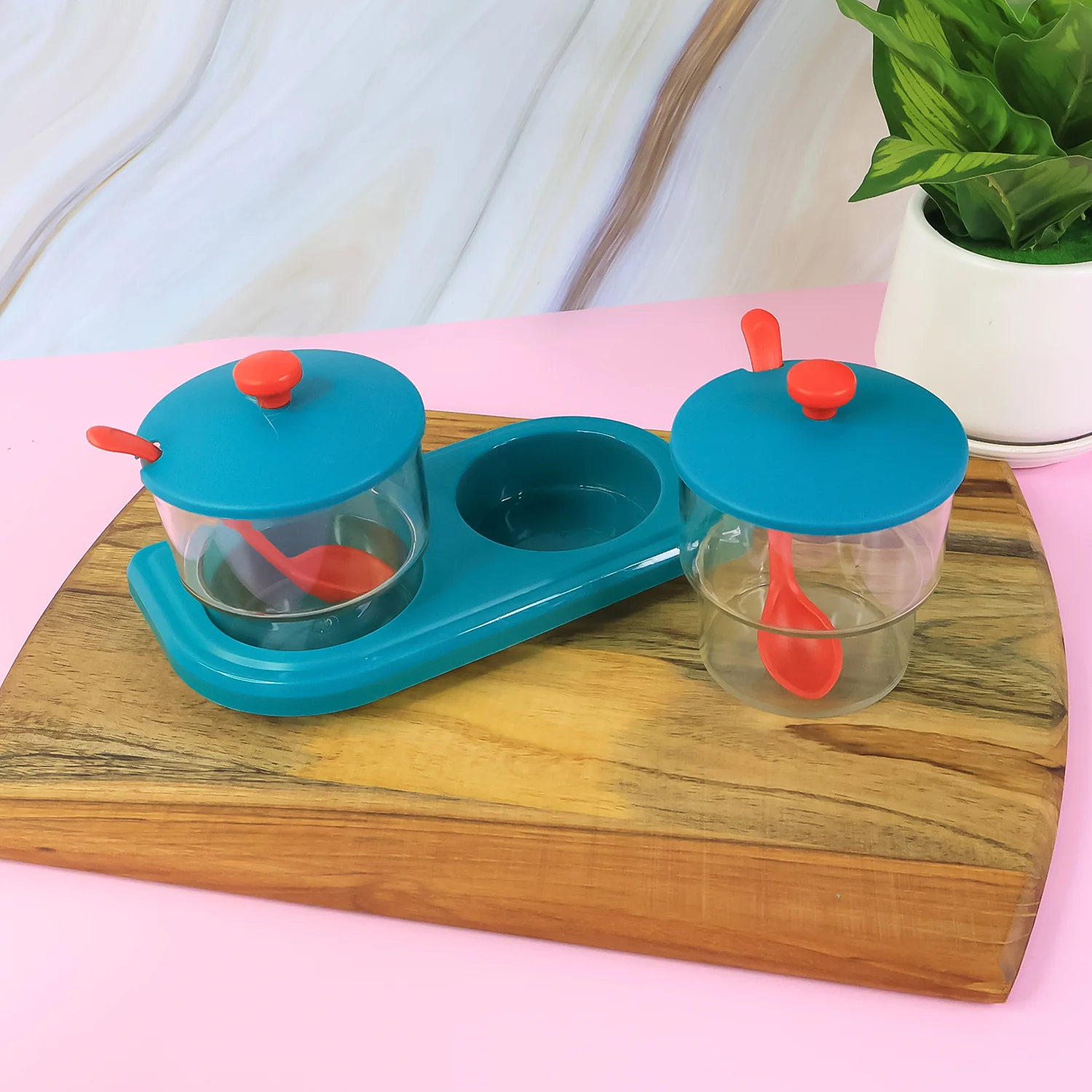 Multipurpose Spice Container Set – Durable & Compact Kitchen Storage - Image 3