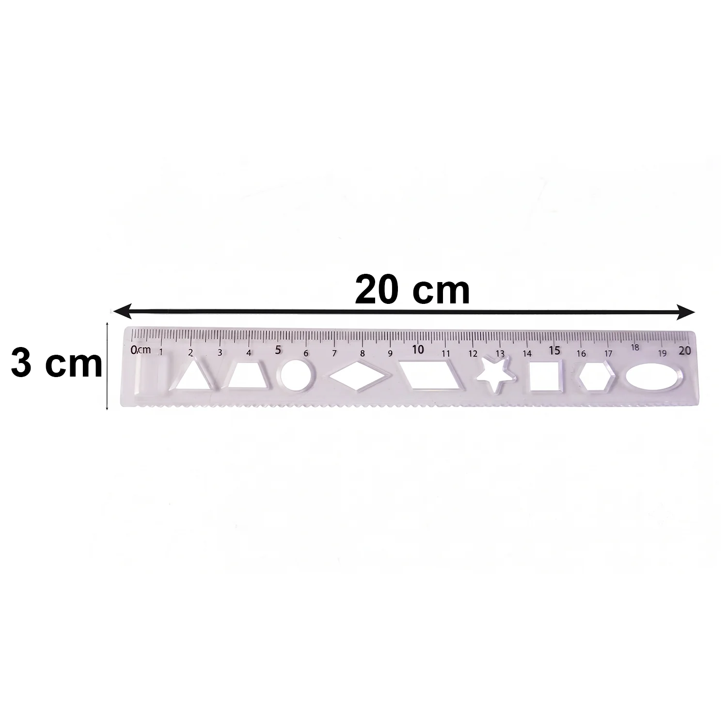 Student Geometry Ruler Set – Accurate 20cm Drawing Tools - Image 6