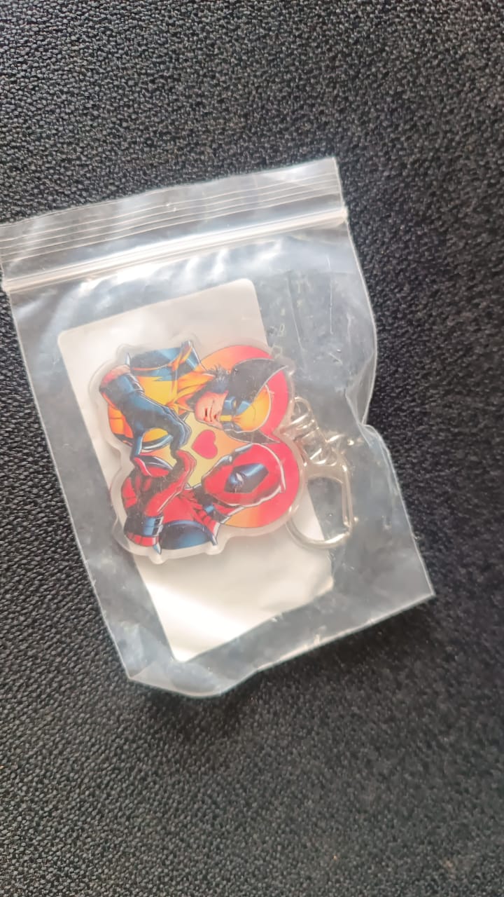 Acrylic Cartoon Character Keychain – Durable Metal Clip & Stylish Design - Image 7
