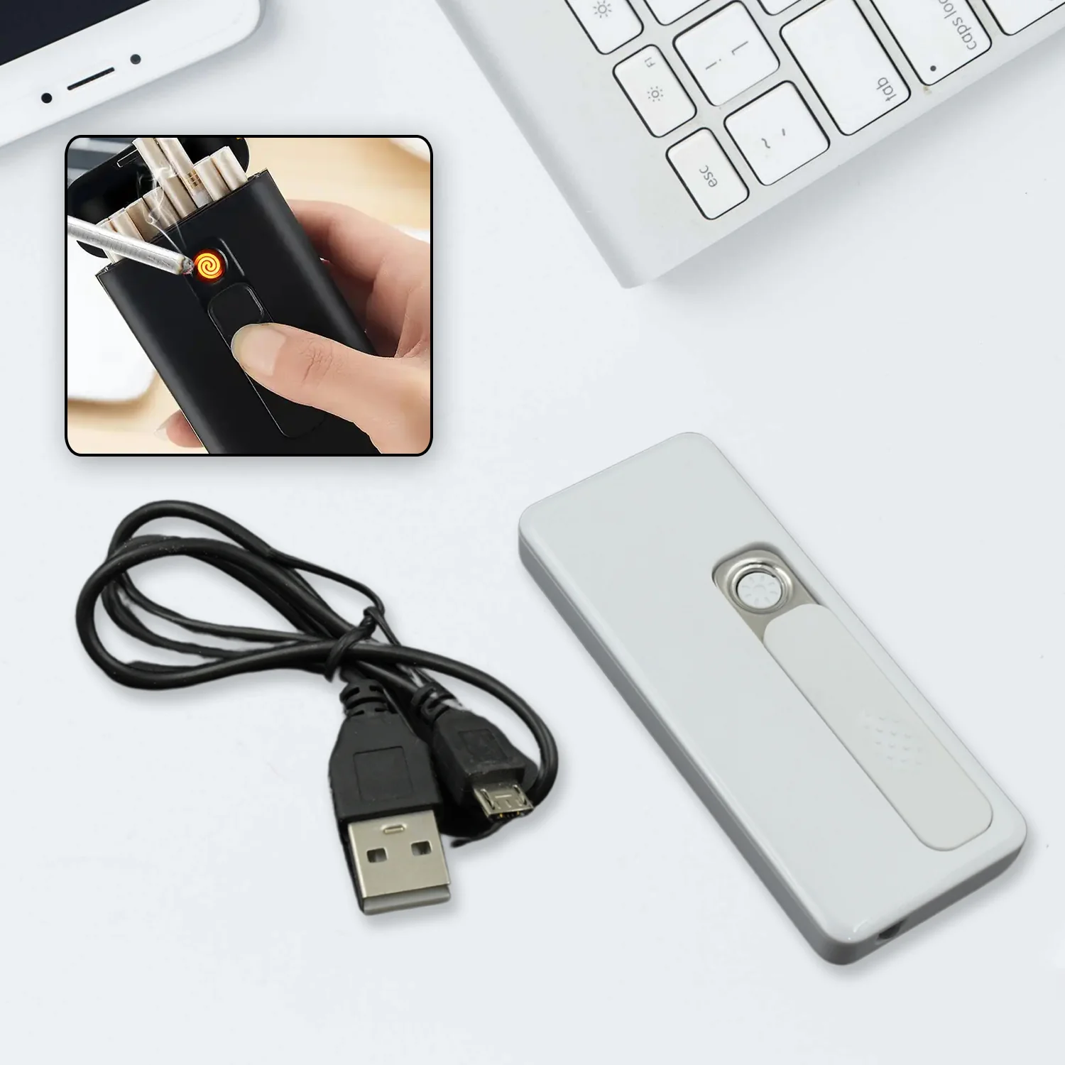 Electric USB Lighter – Rechargeable & Windproof | BraveVault - Image 6