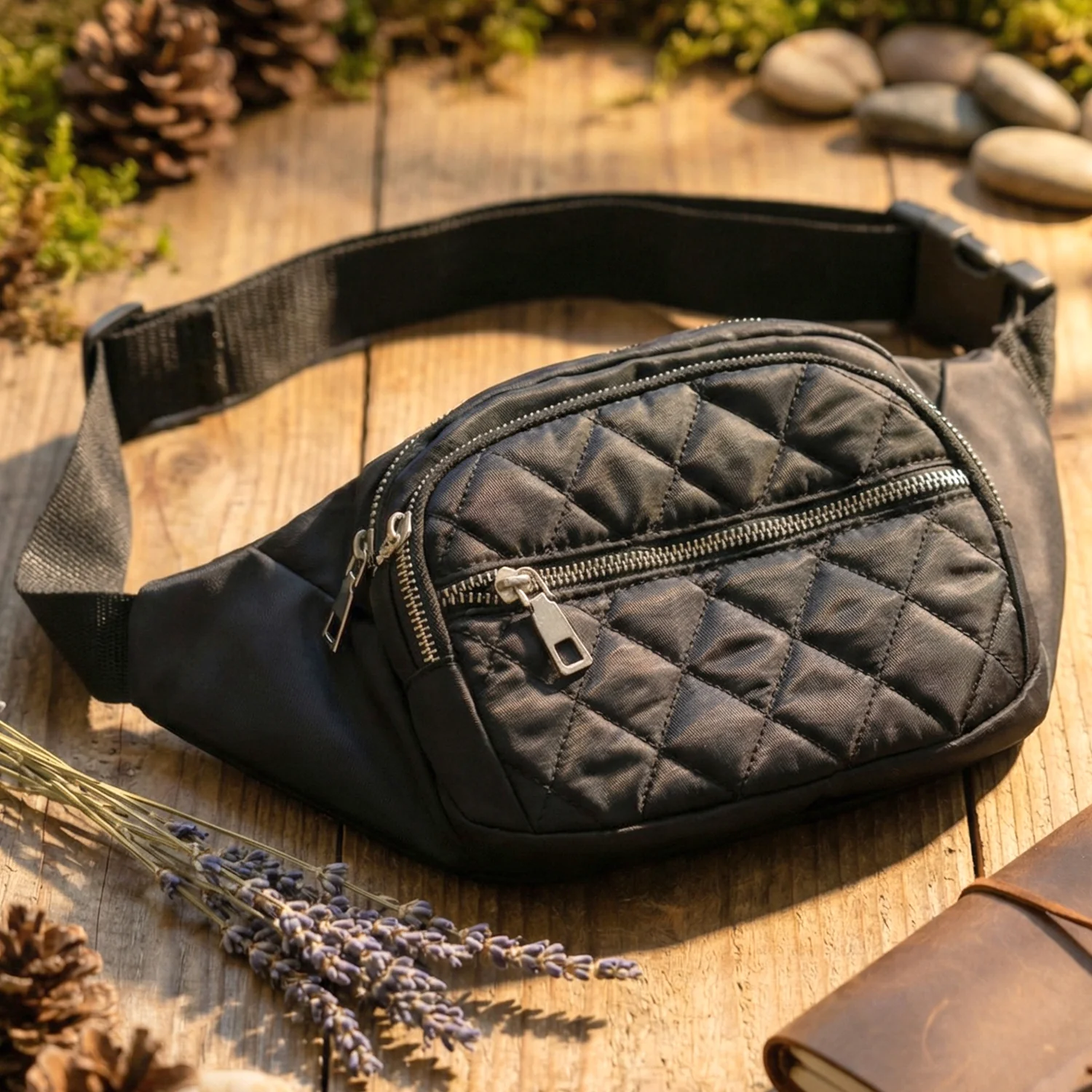 Multipurpose Waist Bag – Lightweight Travel Fanny Pack with Zipper - Image 5