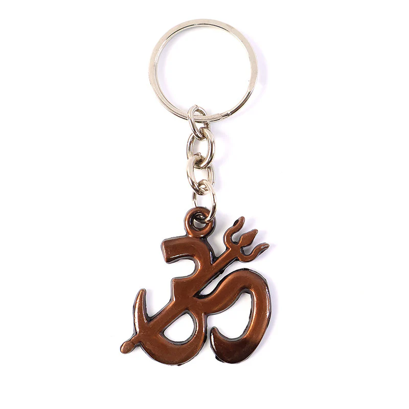 Om Trishul Keychain – Durable Spiritual Symbol Accessory - Image 6