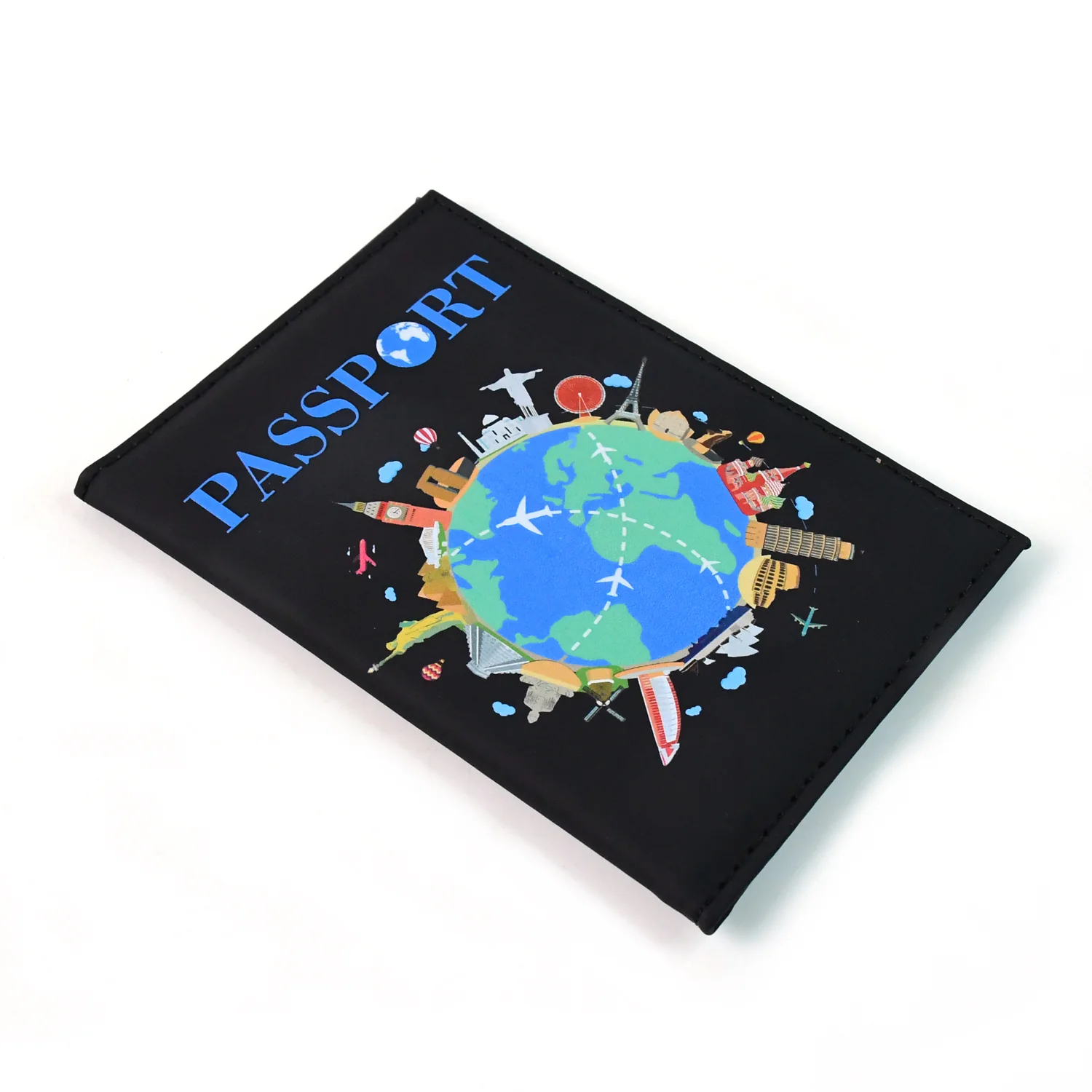World Map Passport Holder – Stylish Durable Travel Cover - Image 5