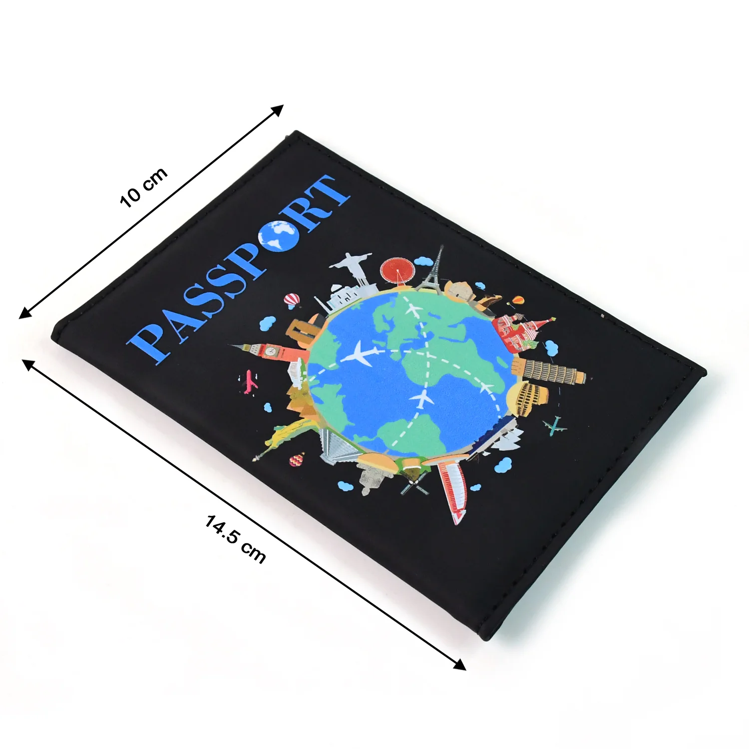 World Map Passport Holder – Stylish Durable Travel Cover - Image 7