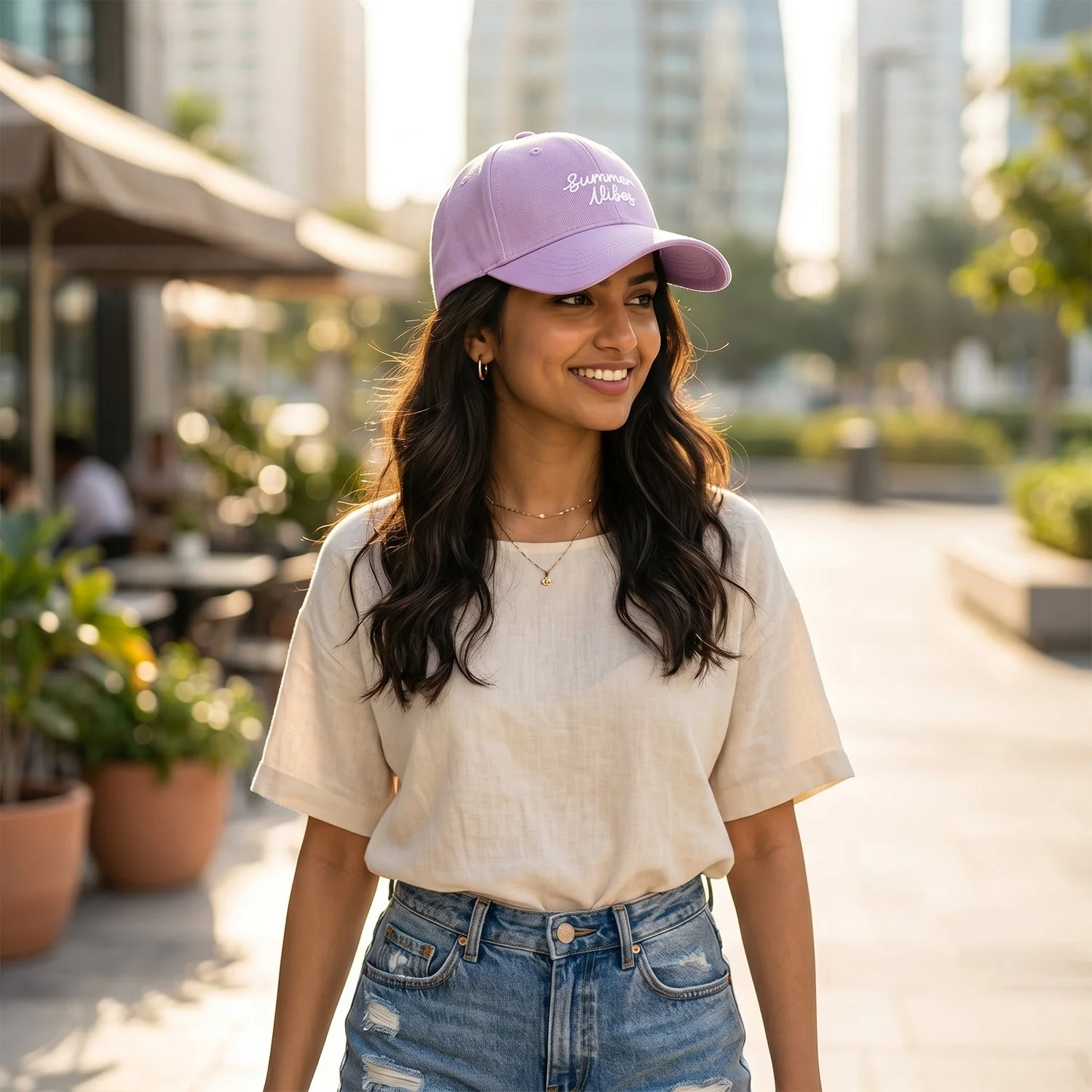 Summer Vibes Embroidered Baseball Cap – Stylish Sun Protection - Image 7