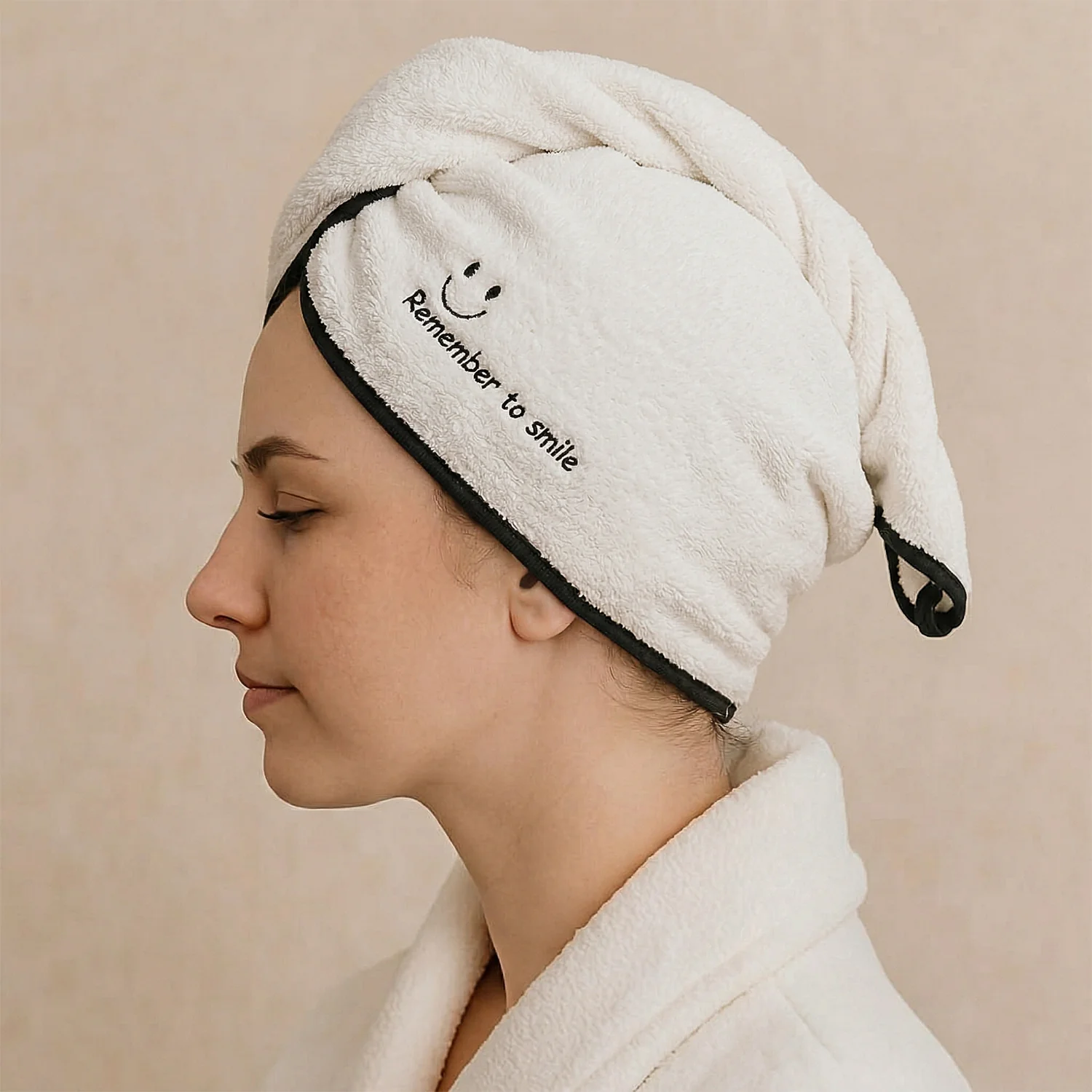 Microfiber Hair Drying Towel Wrap – Super Absorbent & Fast Dry - Image 4