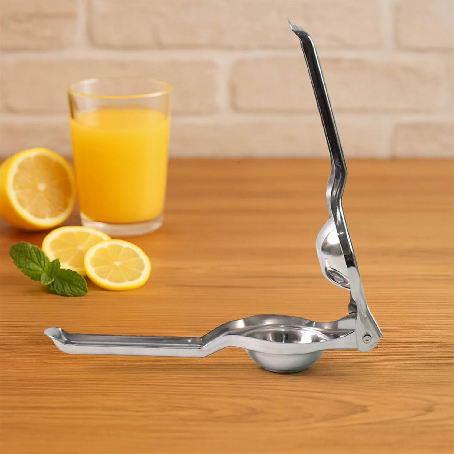 Stainless Steel Lemon Squeezer – 2-in-1 Juicer with Bottle Opener - Image 7