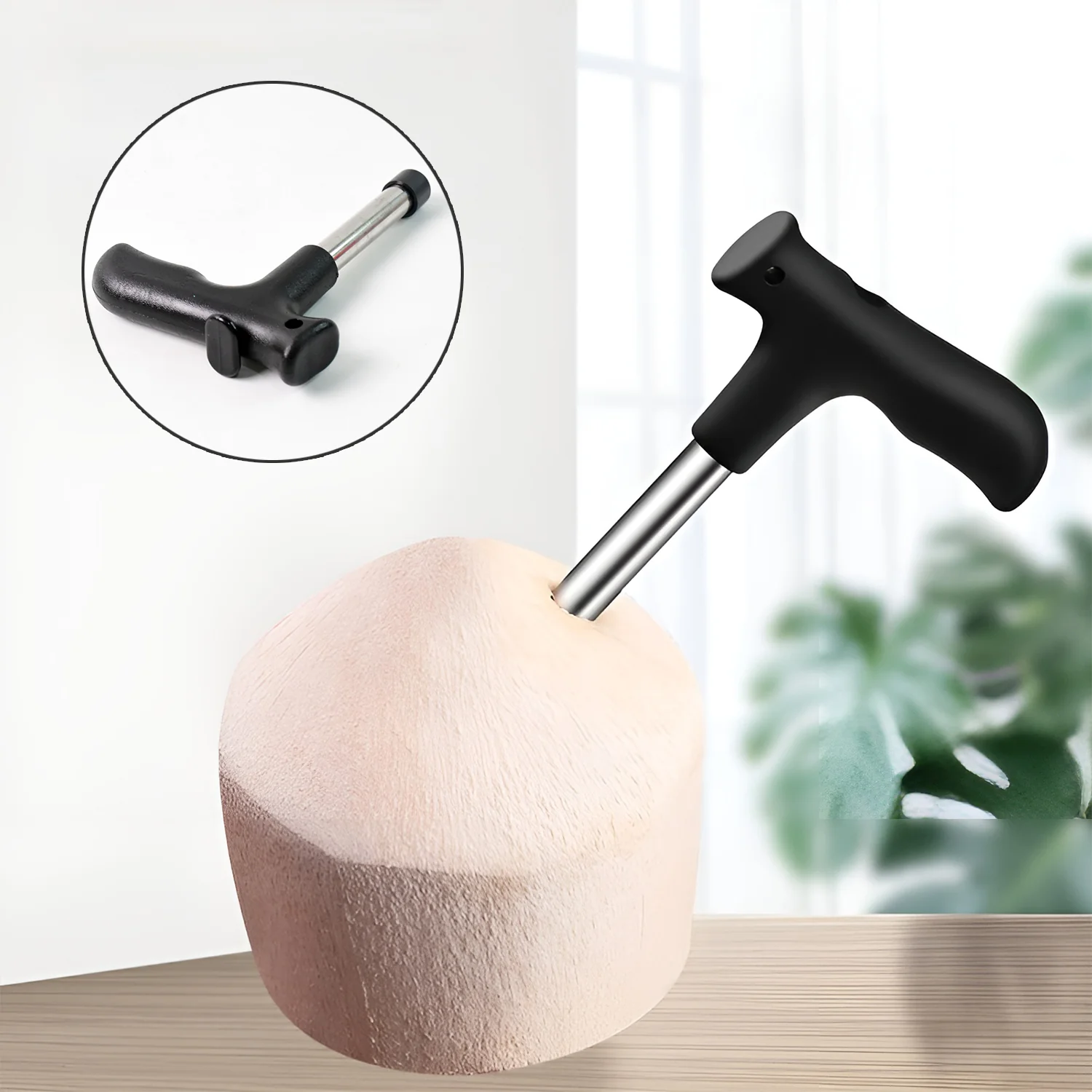 Coconut Opener Tool – Ergonomic Handle for Safe Coconut Cutting - Image 4