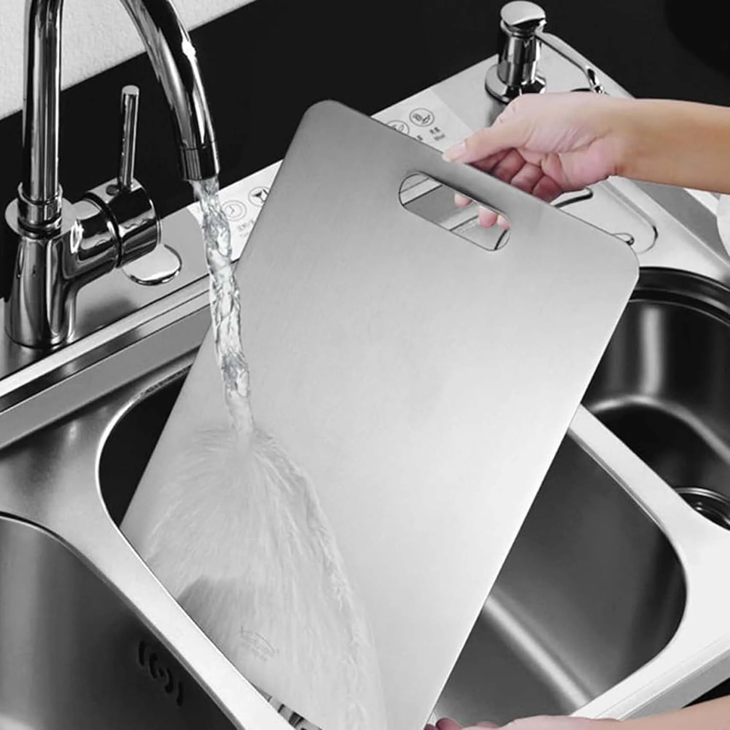 Stainless Steel Chopping Board – Durable 1.5mm Thick Cutting Surface - Image 9