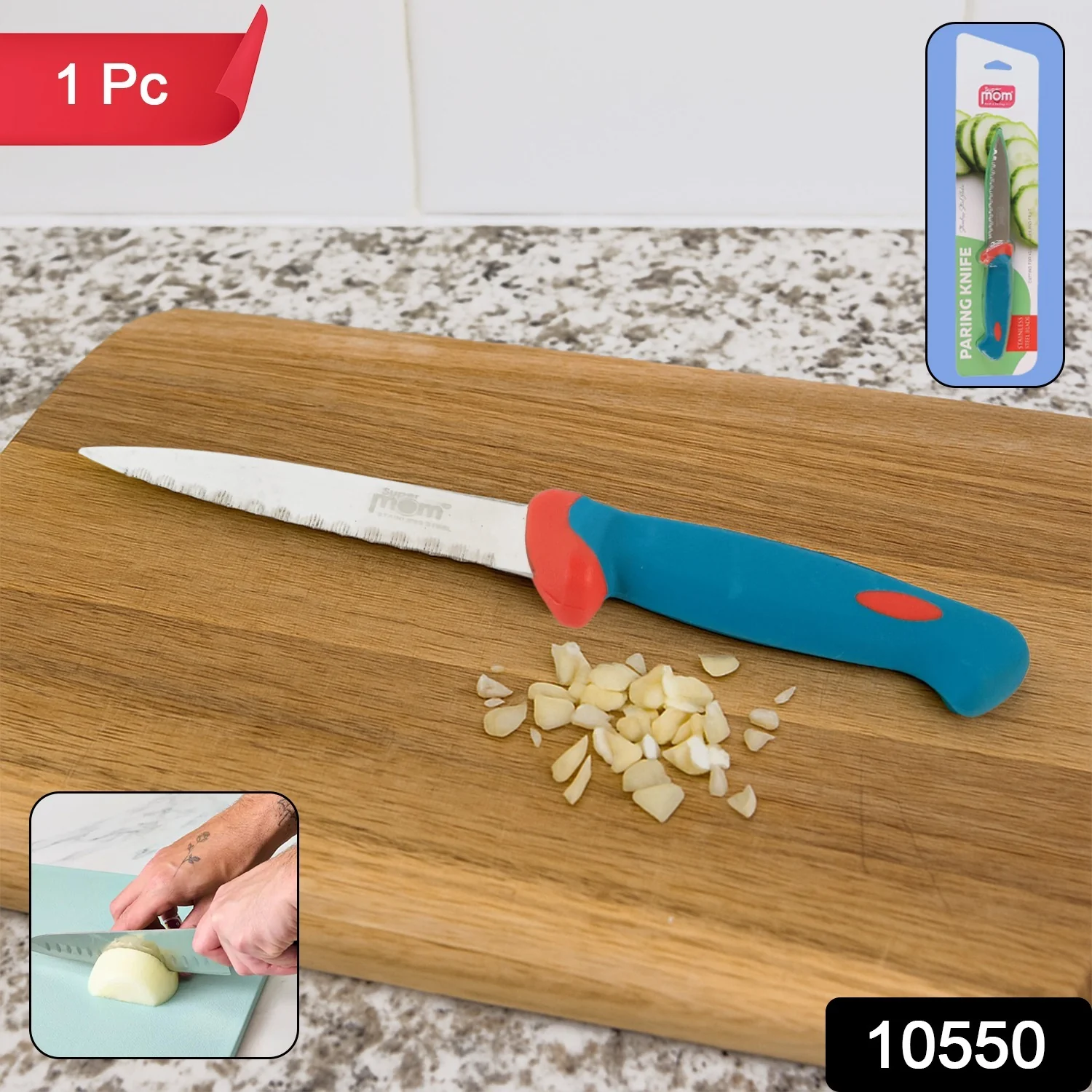 Stainless Steel Paring Knife – Sharp, Comfortable Grip - Image 3