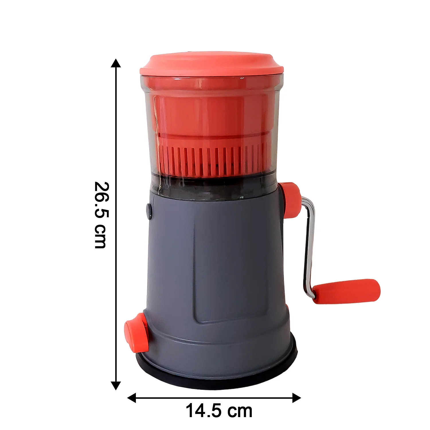 Fruit Juicer with Extra Long Handle & Silicone Ring – Easy Manual Juicing - Image 4
