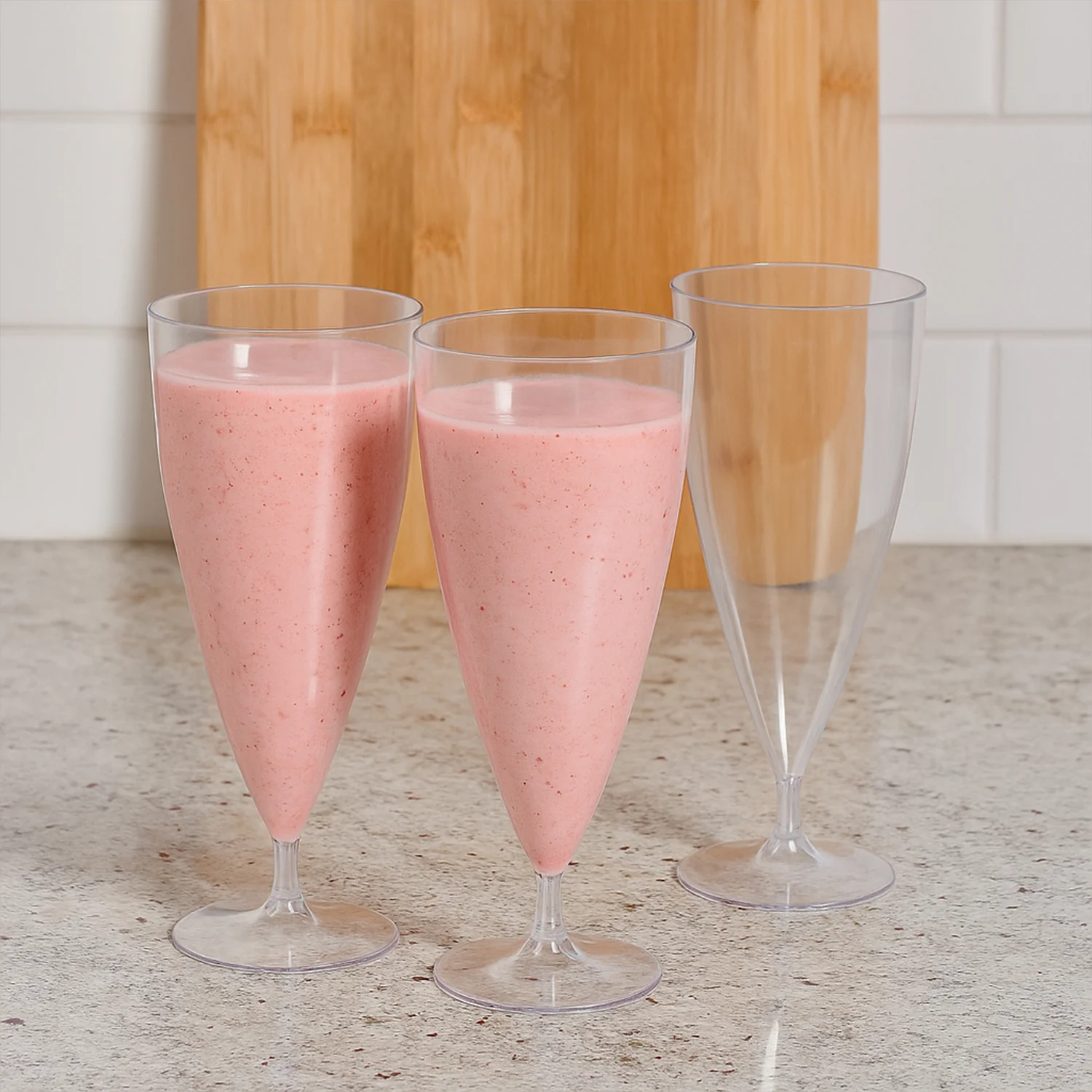 Plastic Shake Coco Glass Set – Durable, Lightweight 230ML (6 pcs) - Image 6