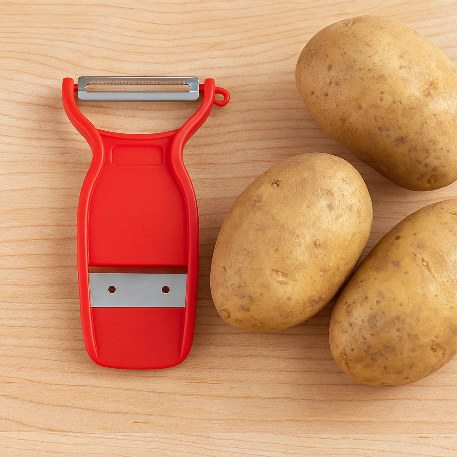 2-in-1 Stainless Steel Slicer & Peeler – Ultra Sharp Kitchen Tool - Image 3