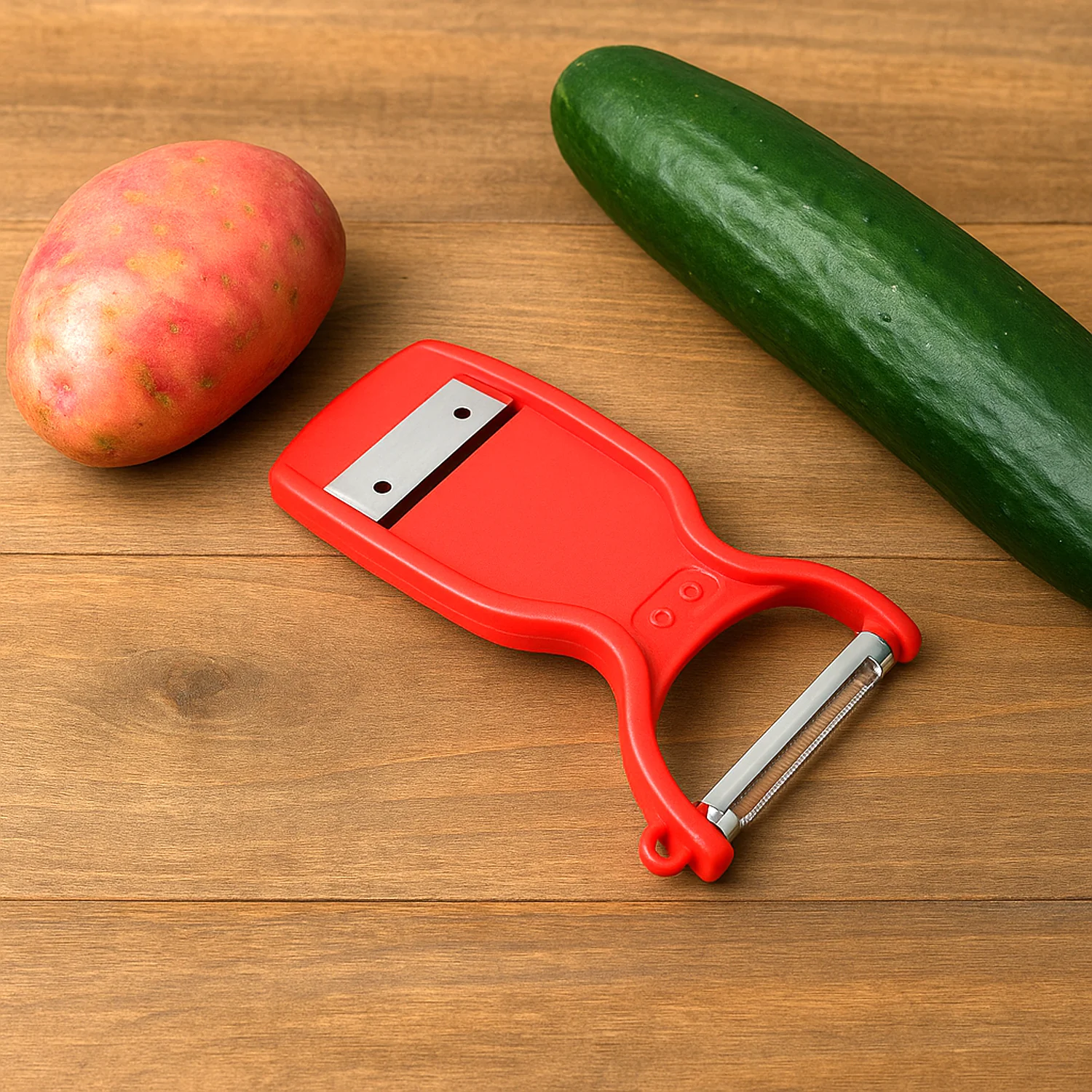 2-in-1 Stainless Steel Slicer & Peeler – Ultra Sharp Kitchen Tool - Image 4