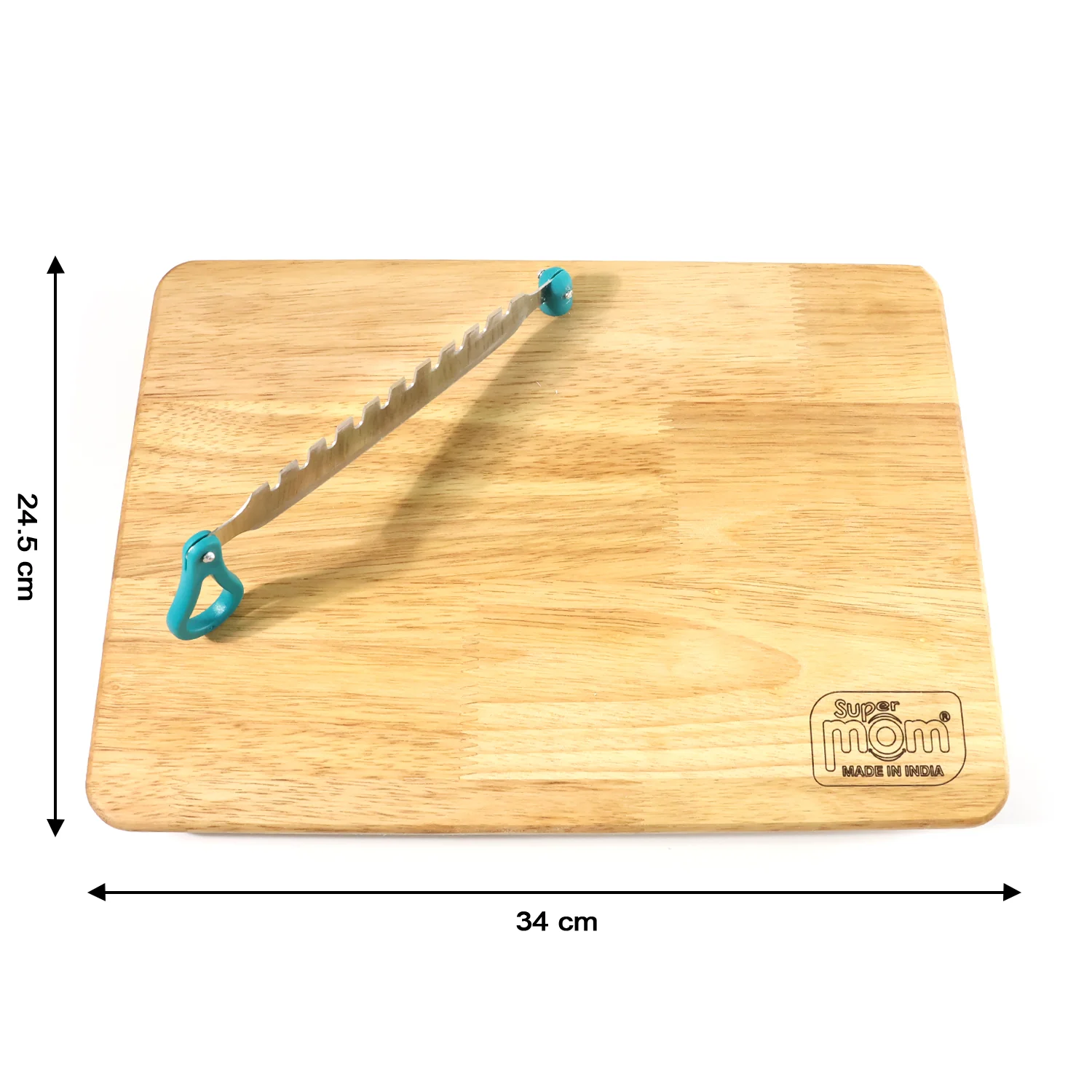 Wooden Cutting Board with Ergonomic Knife – Durable & Compact Set - Image 4