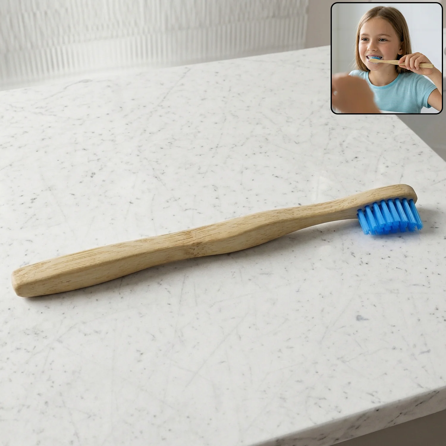 Eco-Friendly Wooden Toothbrush – Gentle Daily Oral Care - Image 2