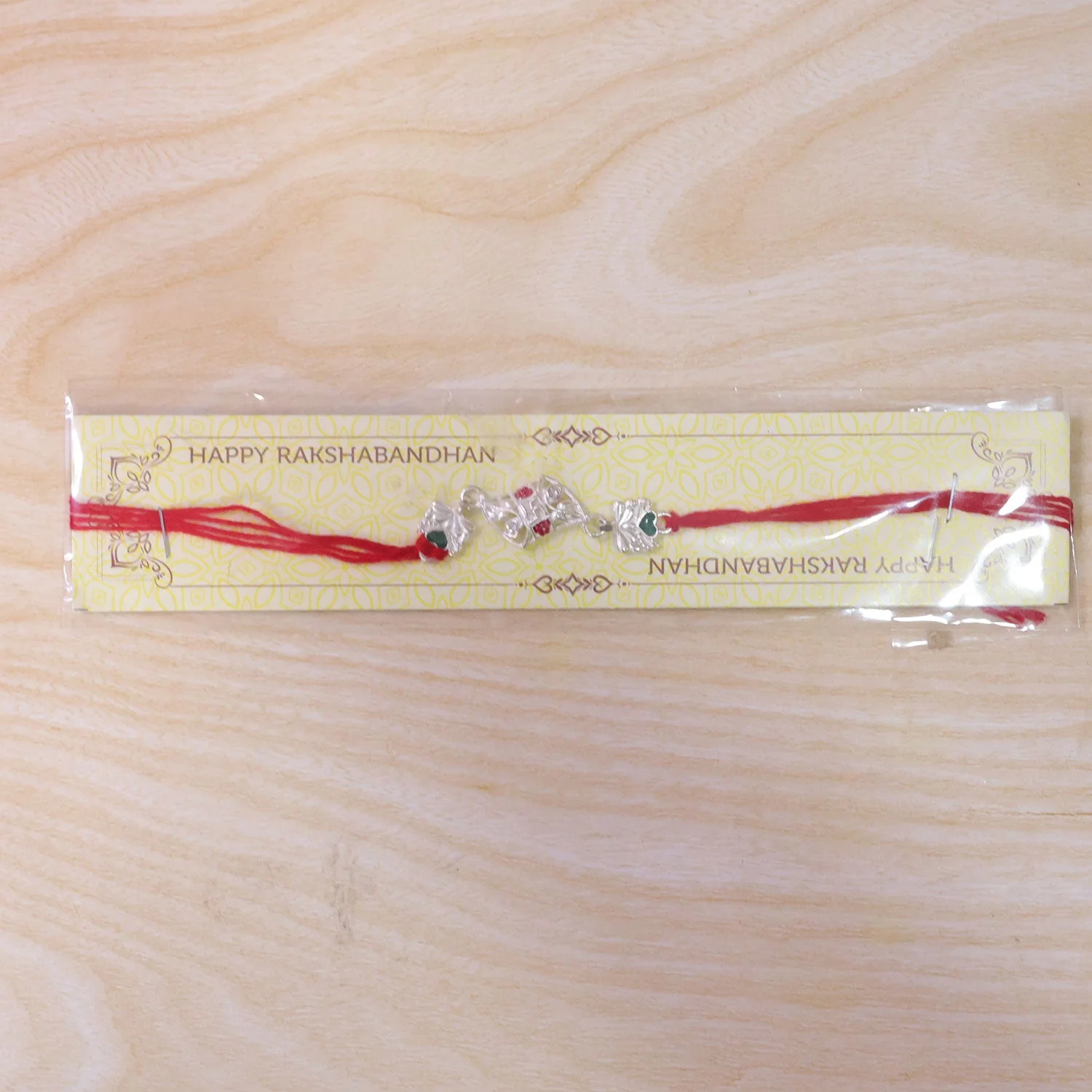 Swastik Stylish Design Stone Designer Rakhi For Brother - Image 6