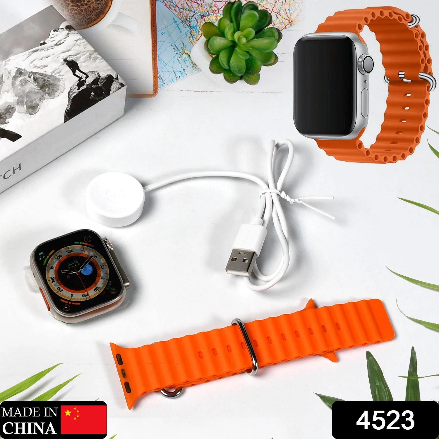 T800 Smartwatch – 49mm Bluetooth Call & Wireless Charge | TrackAura - Image 10