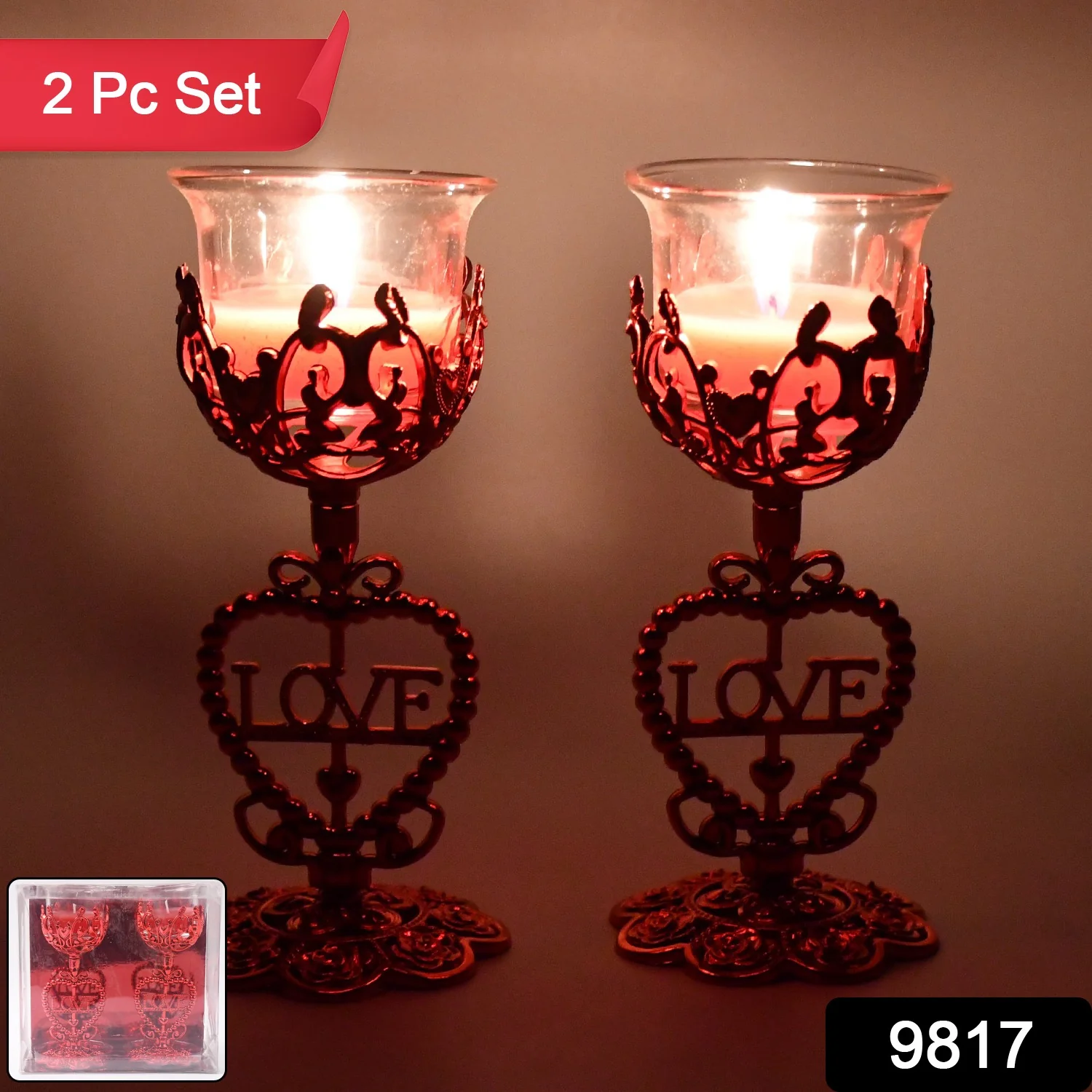 Tea Lights Holder – Elegant Candle Stand for Dining Decor - Image 2