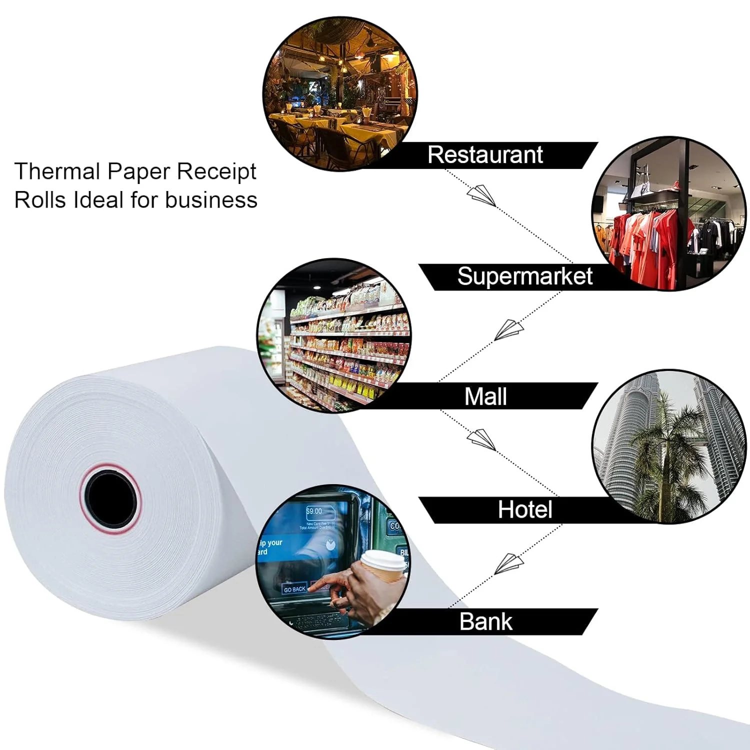 Thermal Label Roll for Barcode Printing – Sharp, Self-Adhesive 78×60 mm - Image 3