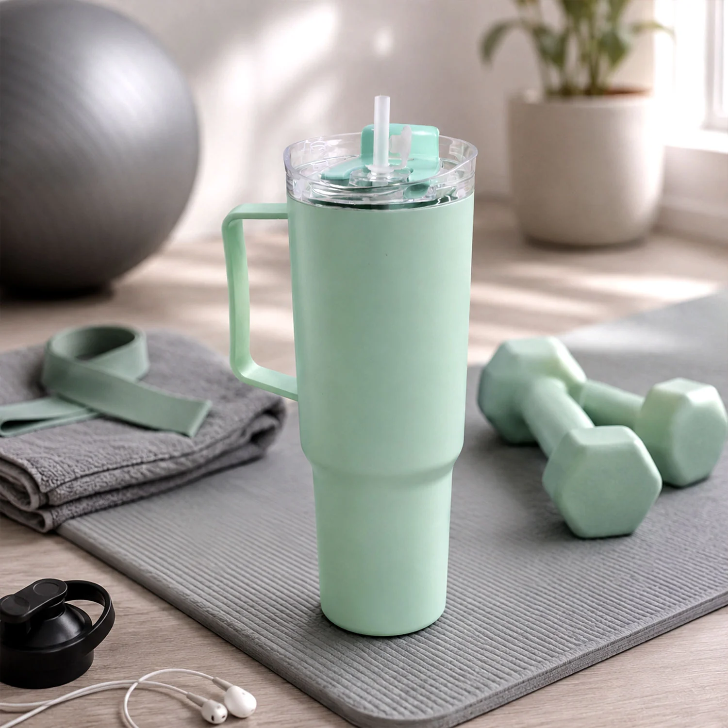 Travel Tumbler – Large 1800ml Capacity with Leak-proof Lid - Image 3
