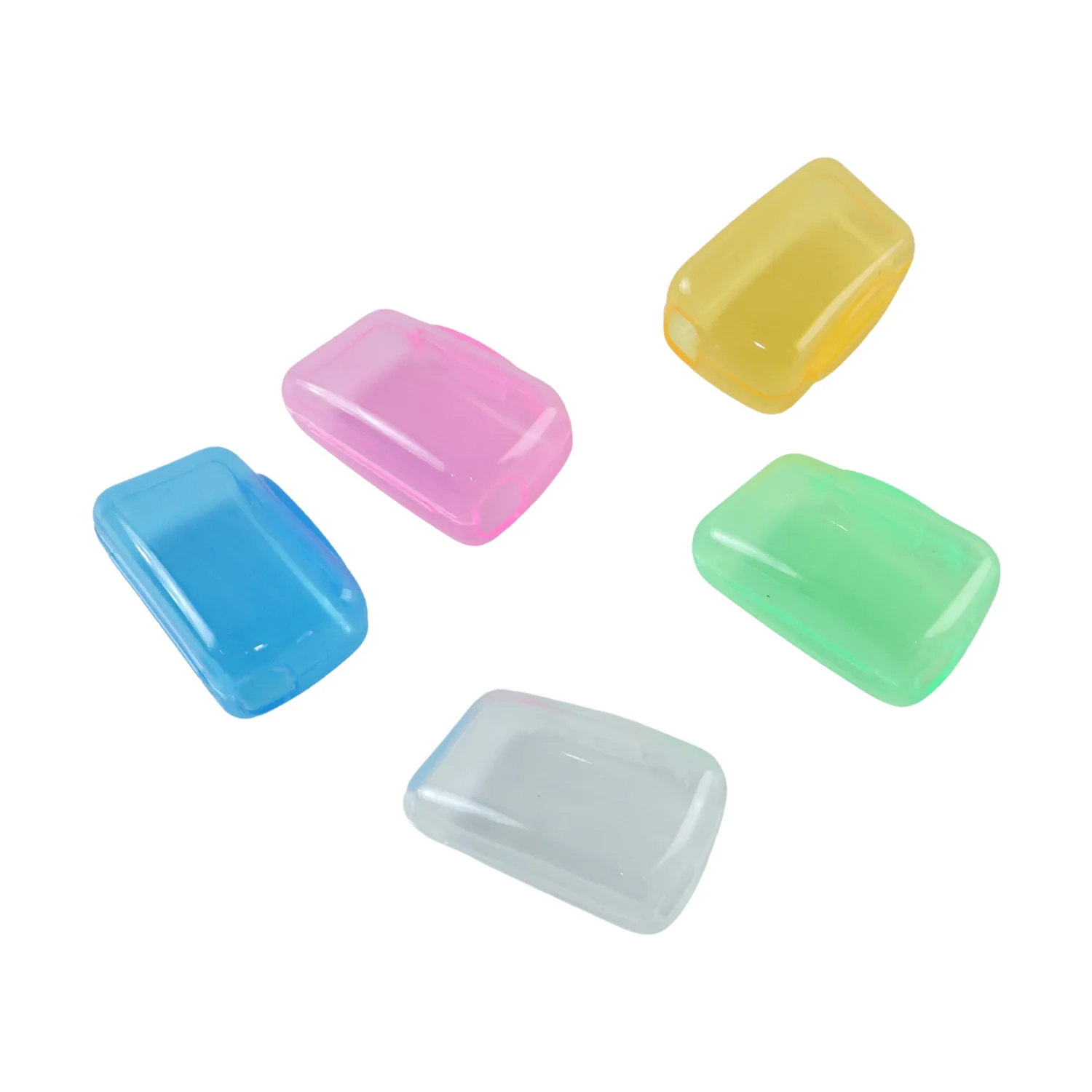 Toothbrush Head Cover Caps Set Travel Protective Hygiene Case (5 Pc Set) - Image 5