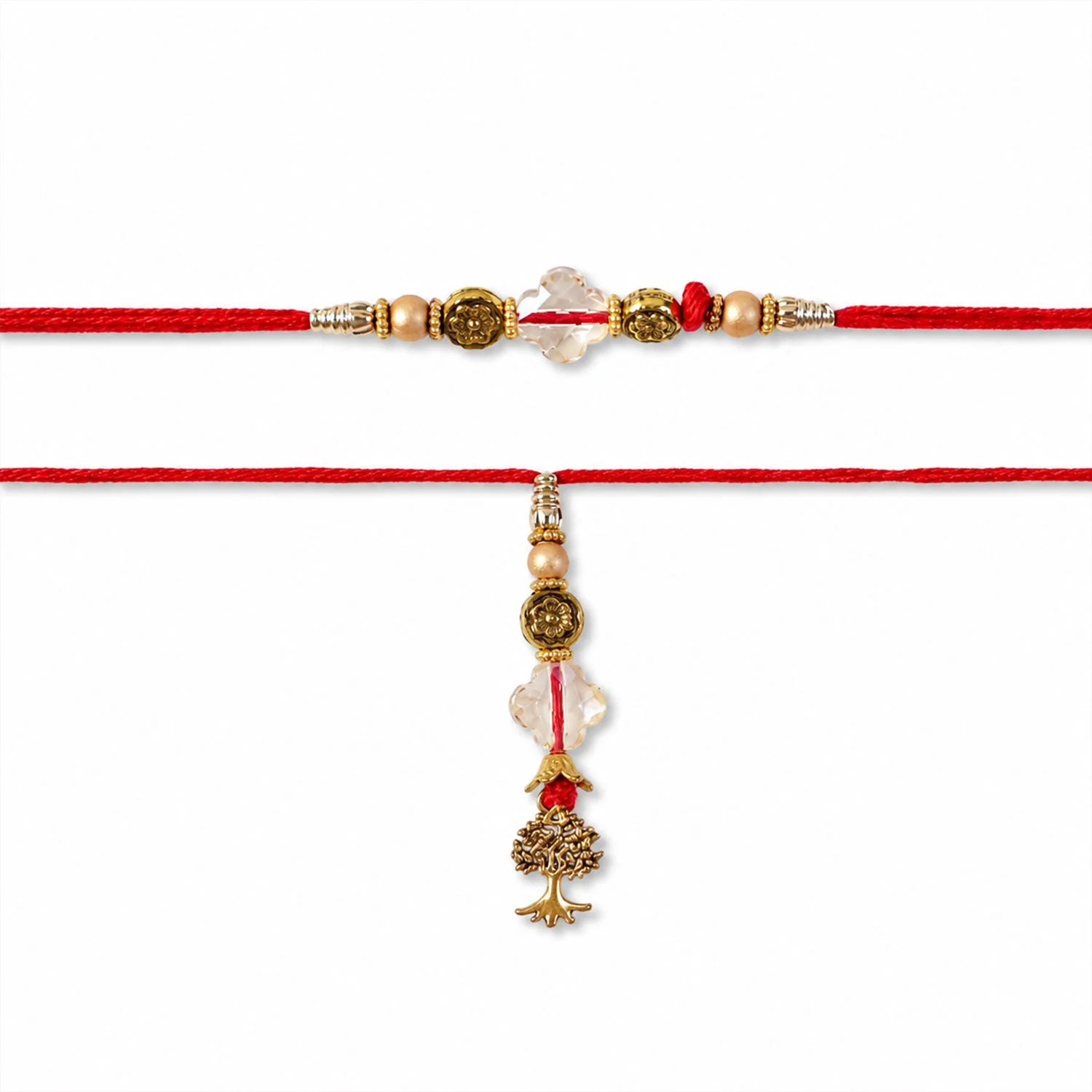 Premium Traditional Beads Bhabhi Lumba Rakhi for Raksha Bandhan – Elegant & Stylish - Image 5