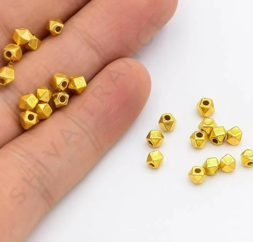Jewellery Beads – Elegant Hexagon Spacer for Creative Designs - Image 4