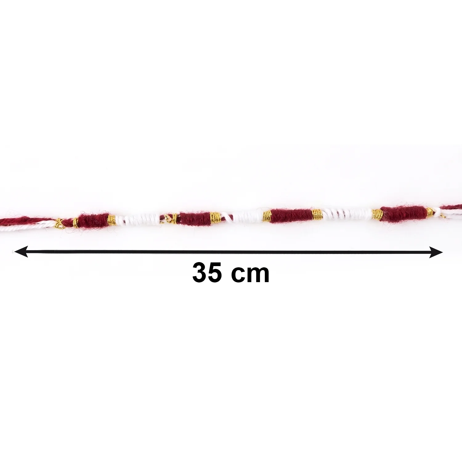 Traditional Pearl Beaded Rakhi – Elegant Festive Design for Raksha Bandhan - Image 6
