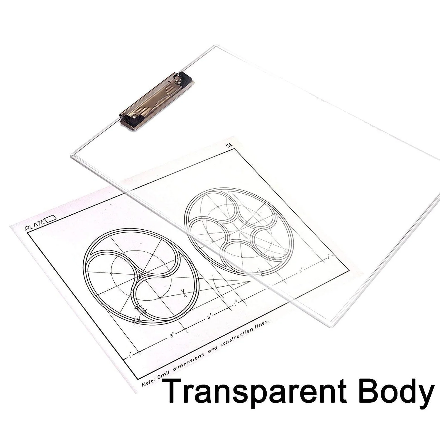 Transparent Exam Pad – Unbreakable with Centimeter Ruler | Indo Glow - Image 9