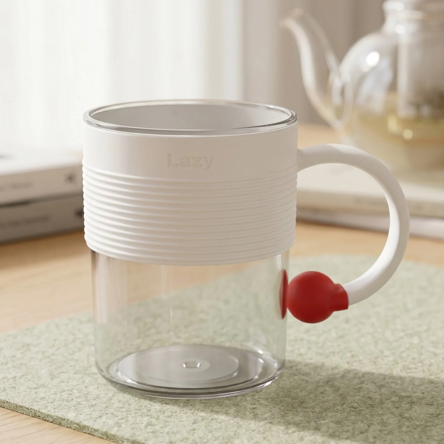 Plastic Coffee Mug – Unbreakable with Ring Handle Anti-Slip Grip - Image 4